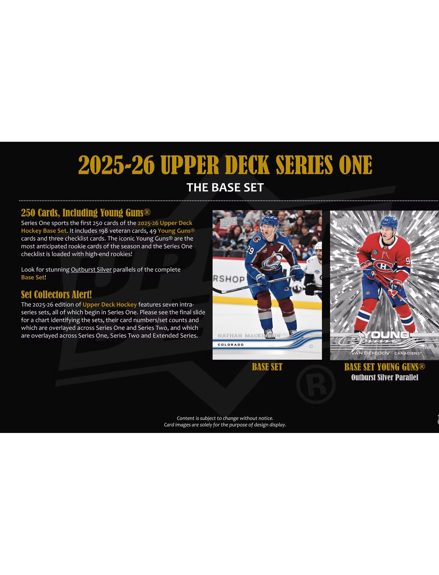 Upper Deck Cards 2025-26 Upper Deck NHL Series 1 Hockey Trading Card Blaster Box