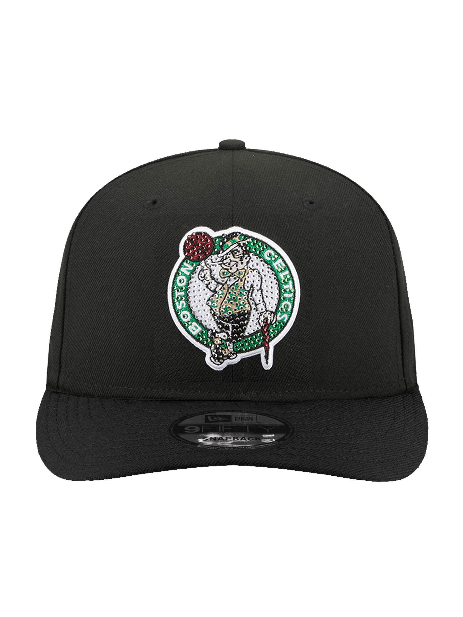 New Era Caps OSFM Boston Celtics New Era NBA 26 Draft 9FIFTY Pre-Curved Snapback Hat - Black