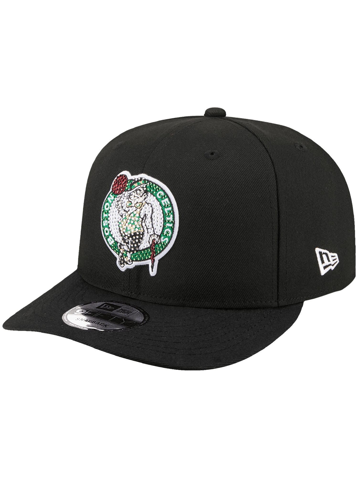 New Era Caps OSFM Boston Celtics New Era NBA 26 Draft 9FIFTY Pre-Curved Snapback Hat - Black