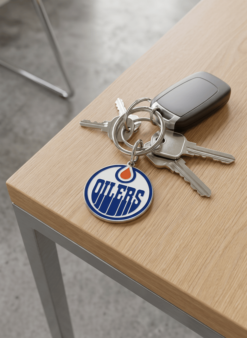 Wincraft Accessories Edmonton Oilers Wincraft NHL Cloisonne Metal Key Ring