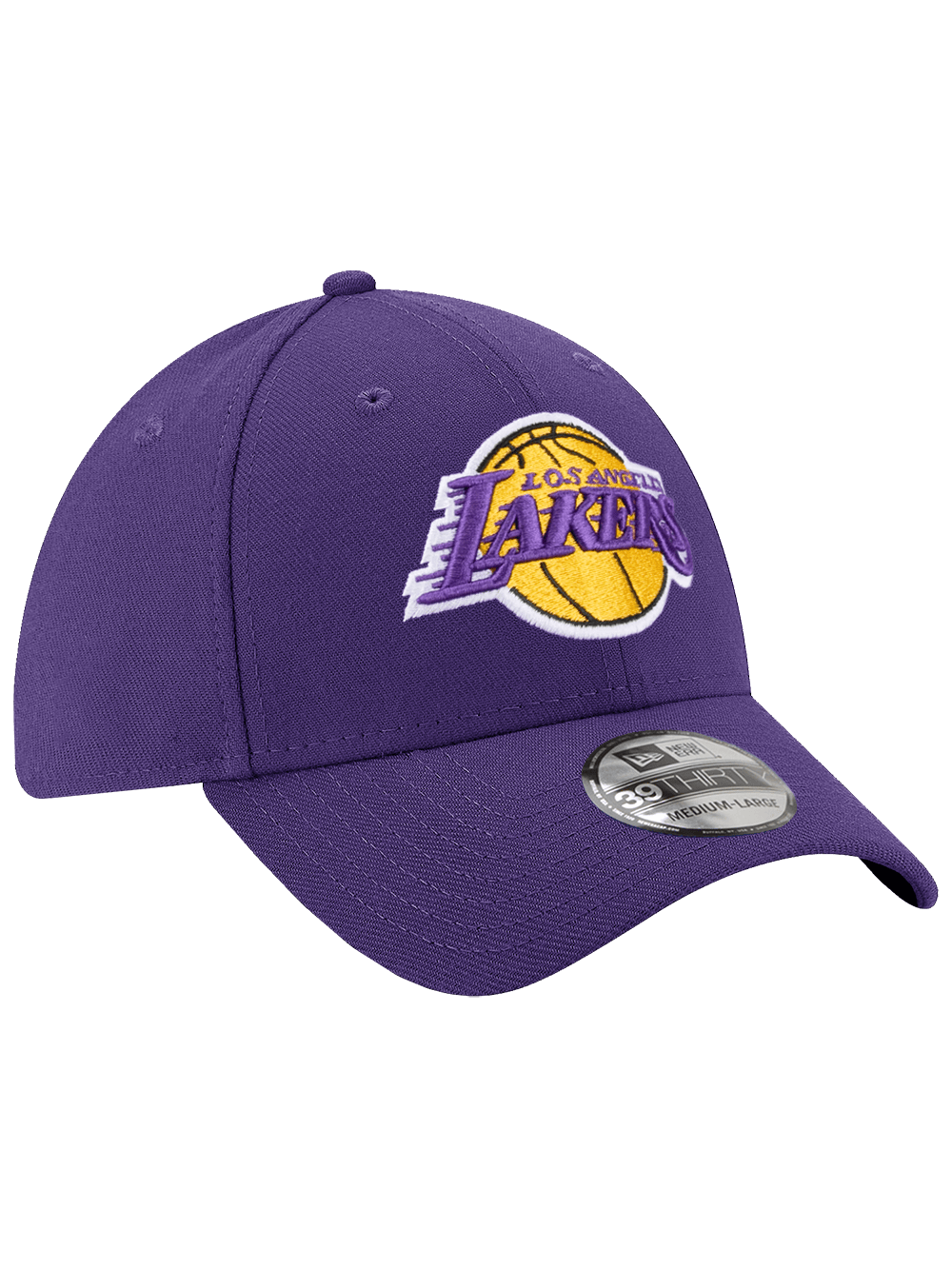 New Era Caps Los Angeles Lakers New Era NBA Team 39THIRTY Stretch-Fit Hat - Purple