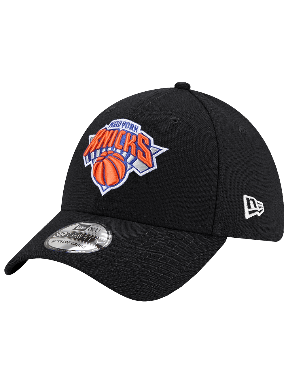 New Era Caps New York Knicks New Era NBA Team 39THIRTY Stretch-Fit Hat - Black