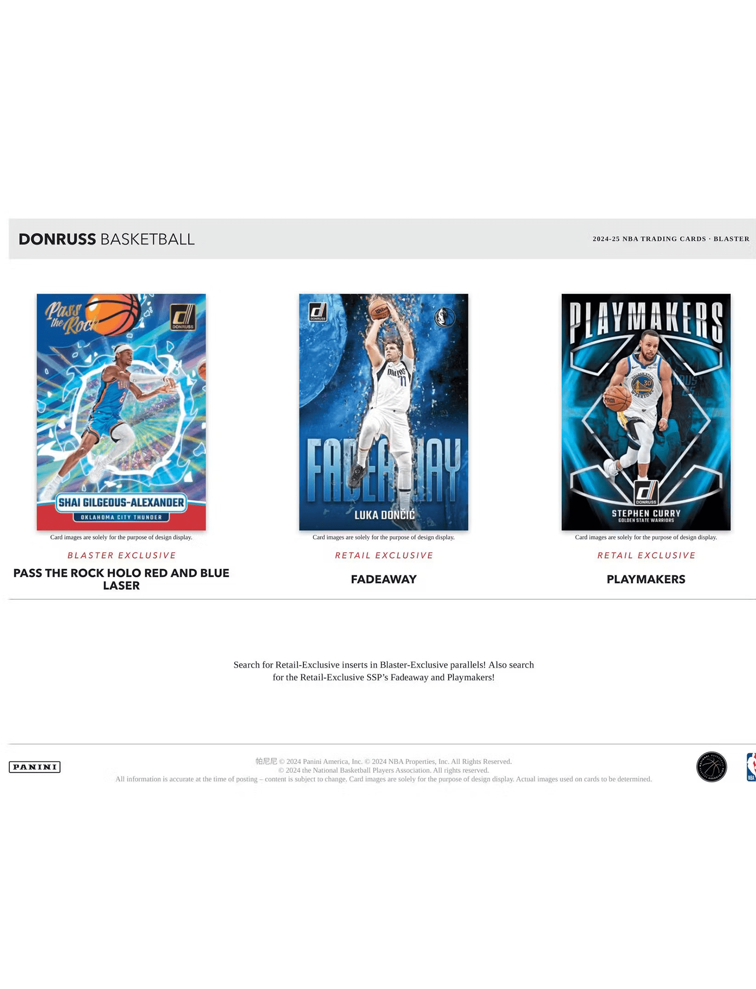 Panini Cards 2024-25 NBA Panini Donruss Basketball Trading Card Value Fat Pack