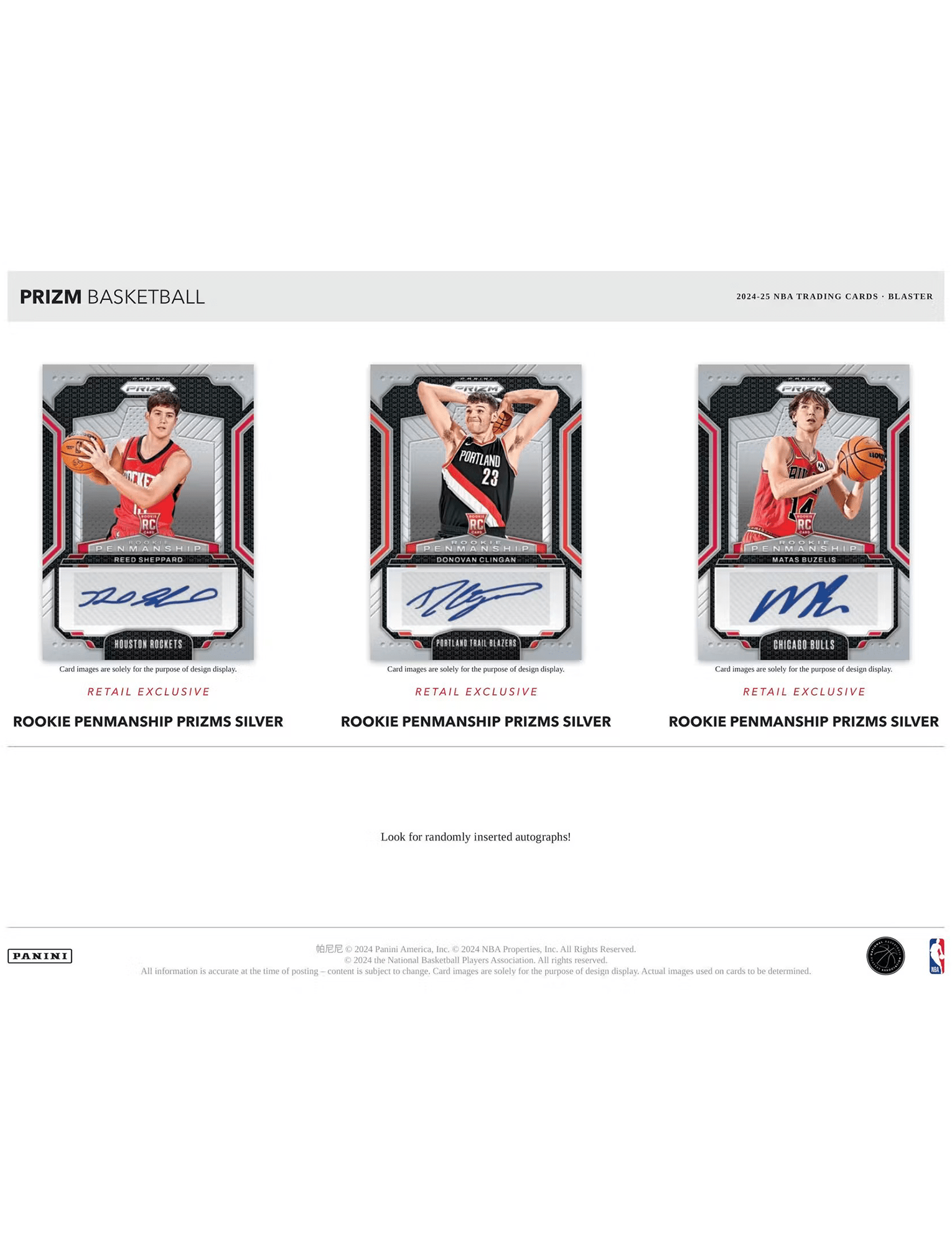 Panini Cards 2024-25 NBA Panini Prizm Basketball Trading Card Blaster Box