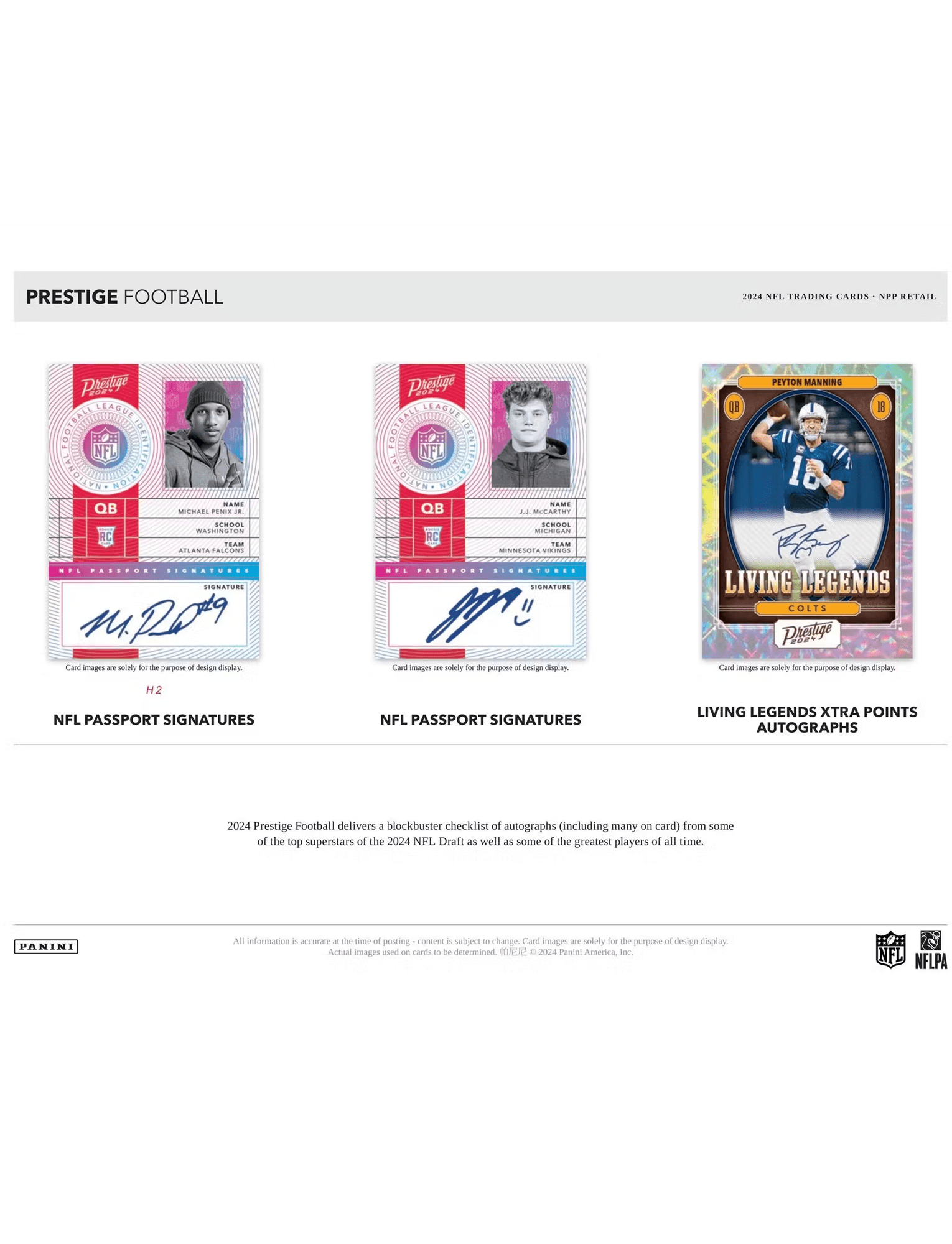Panini Cards 2024 Panini NFL Prestige Football Trading Card Blaster Box