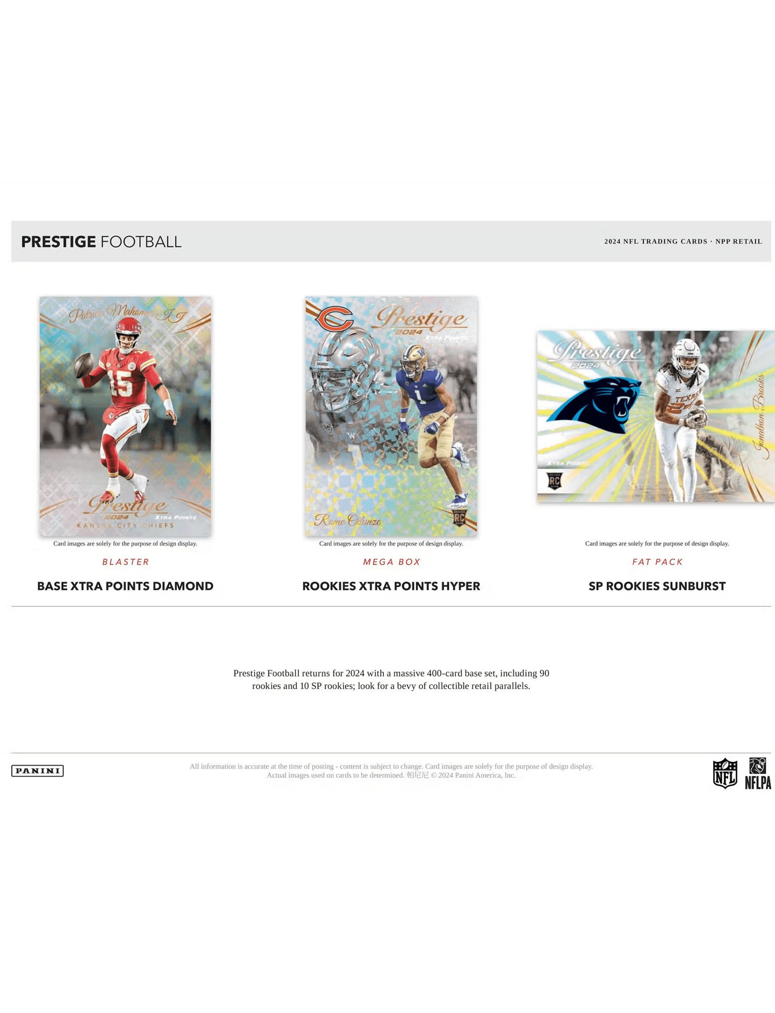 Panini Cards 2024 Panini NFL Prestige Football Trading Card Blaster Box