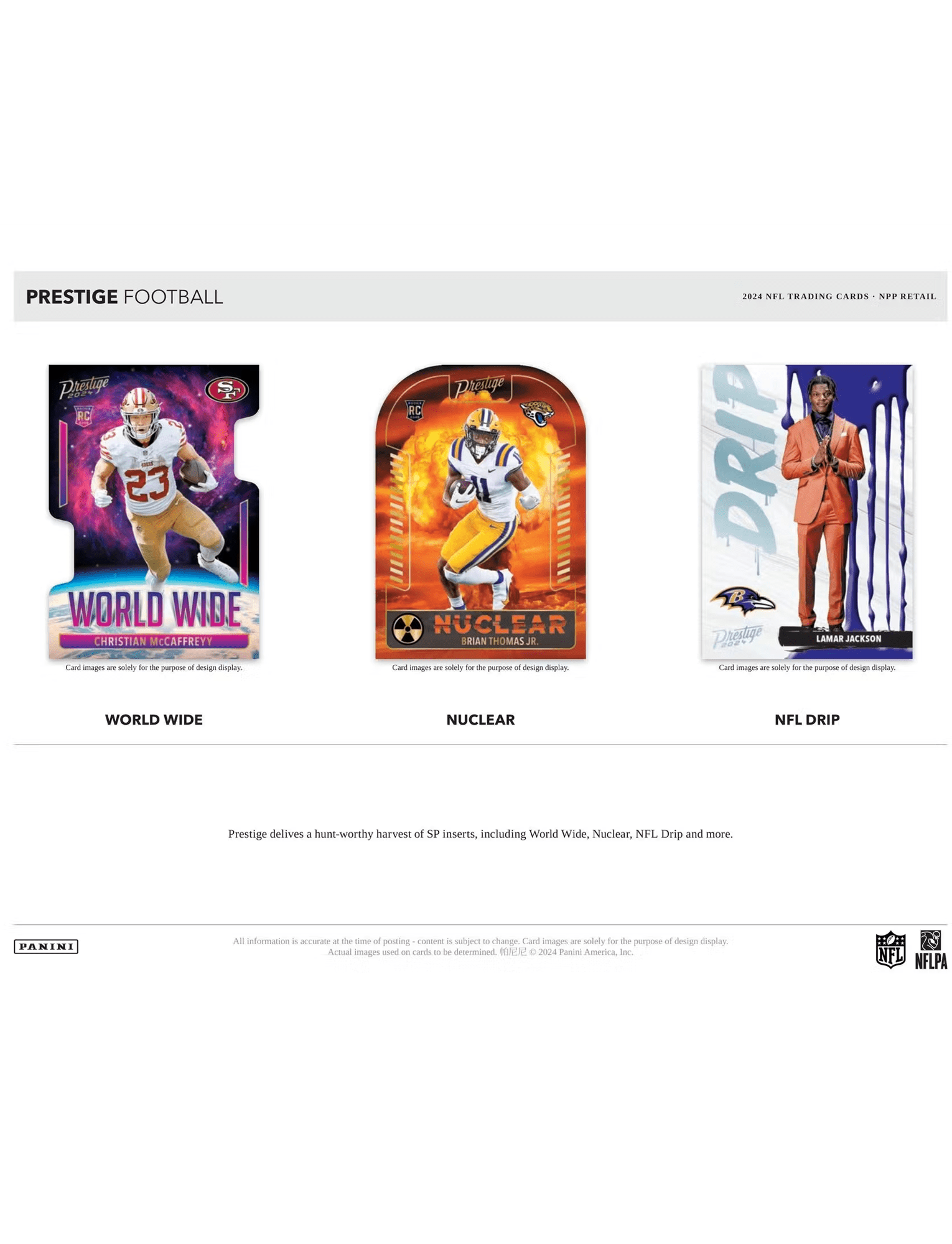 Panini Cards 2024 Panini NFL Prestige Football Trading Card Blaster Box