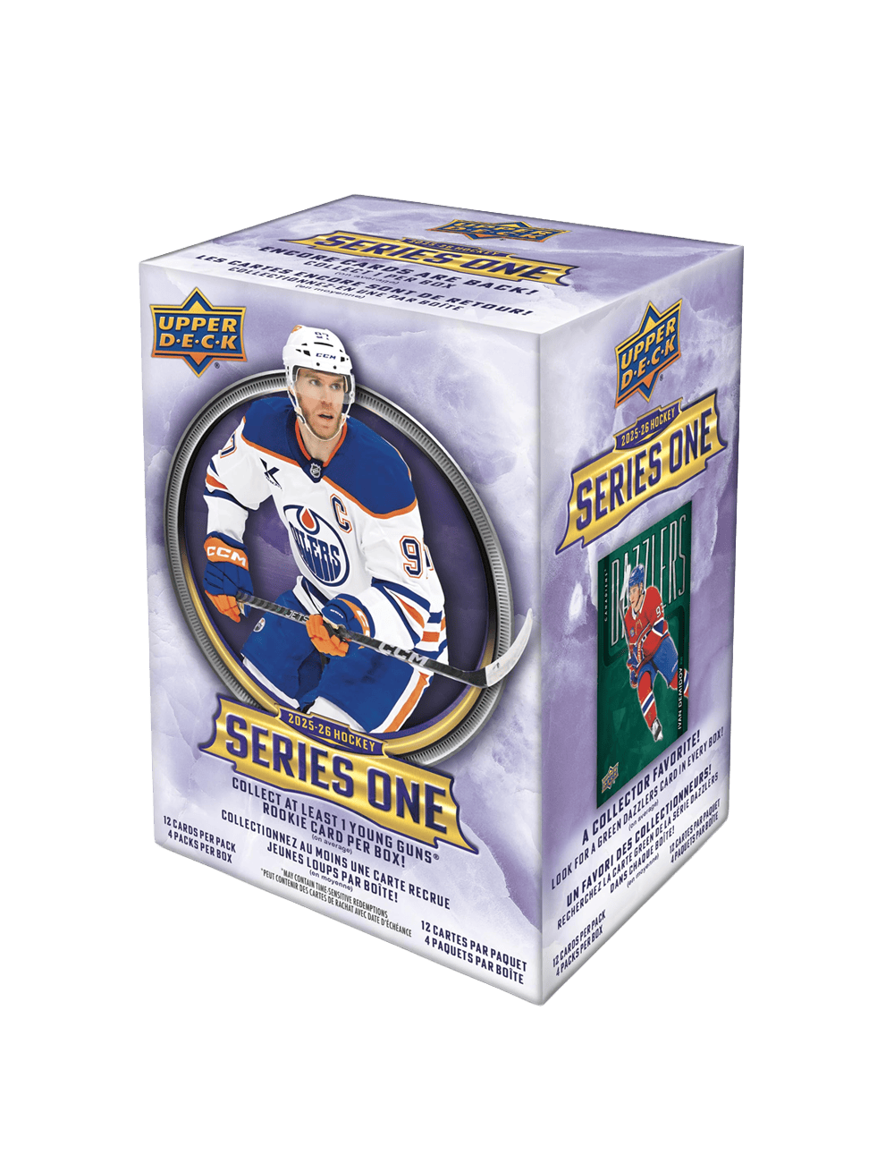 Upper Deck Cards 2025-26 Upper Deck NHL Series 1 Hockey Trading Card Blaster Box