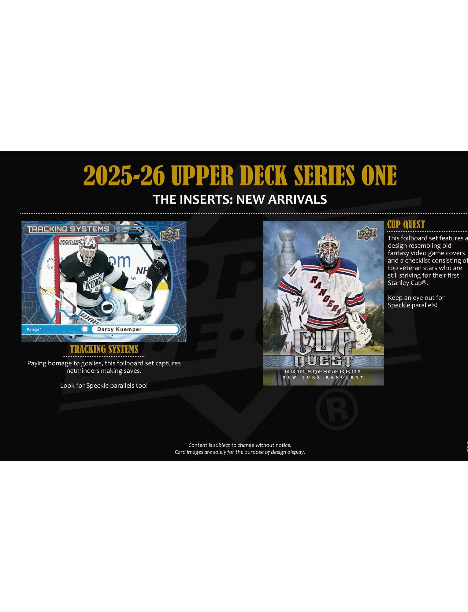 Upper Deck Cards 2025-26 Upper Deck NHL Series 1 Hockey Trading Card Tin