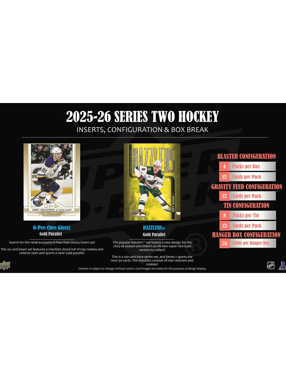 Upper Deck Cards 2025-26 Upper Deck NHL Series 2 Hockey Trading Card Blaster Box