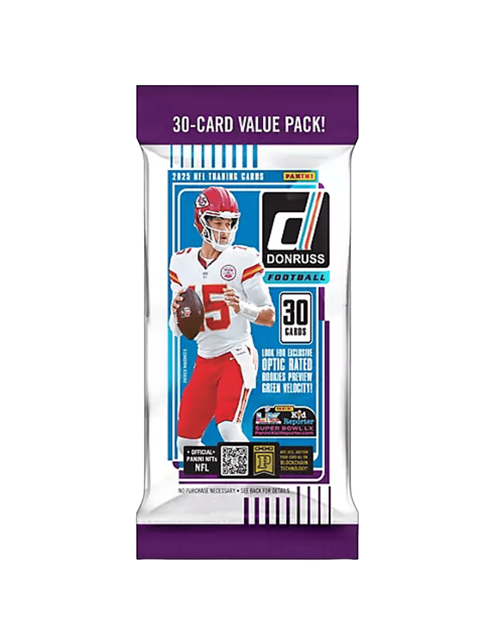 Panini Cards 2025 Panini NFL Donruss Football Trading Card Value Fat Pack