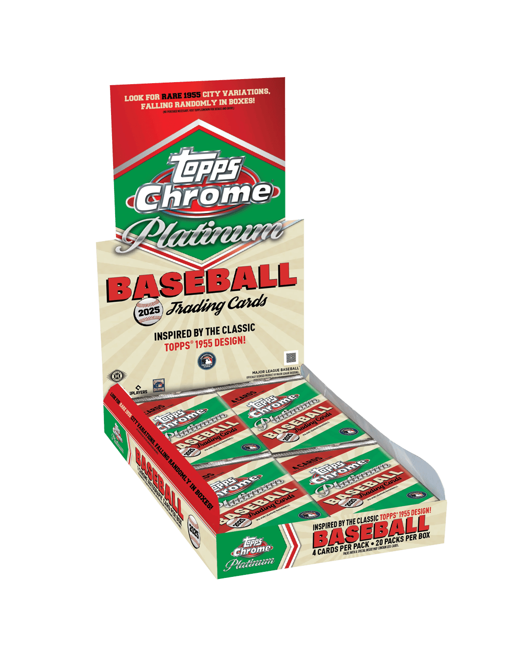 Topps Trading Cards 2025 Topps MLB Chrome Platinum Baseball Hobby Box