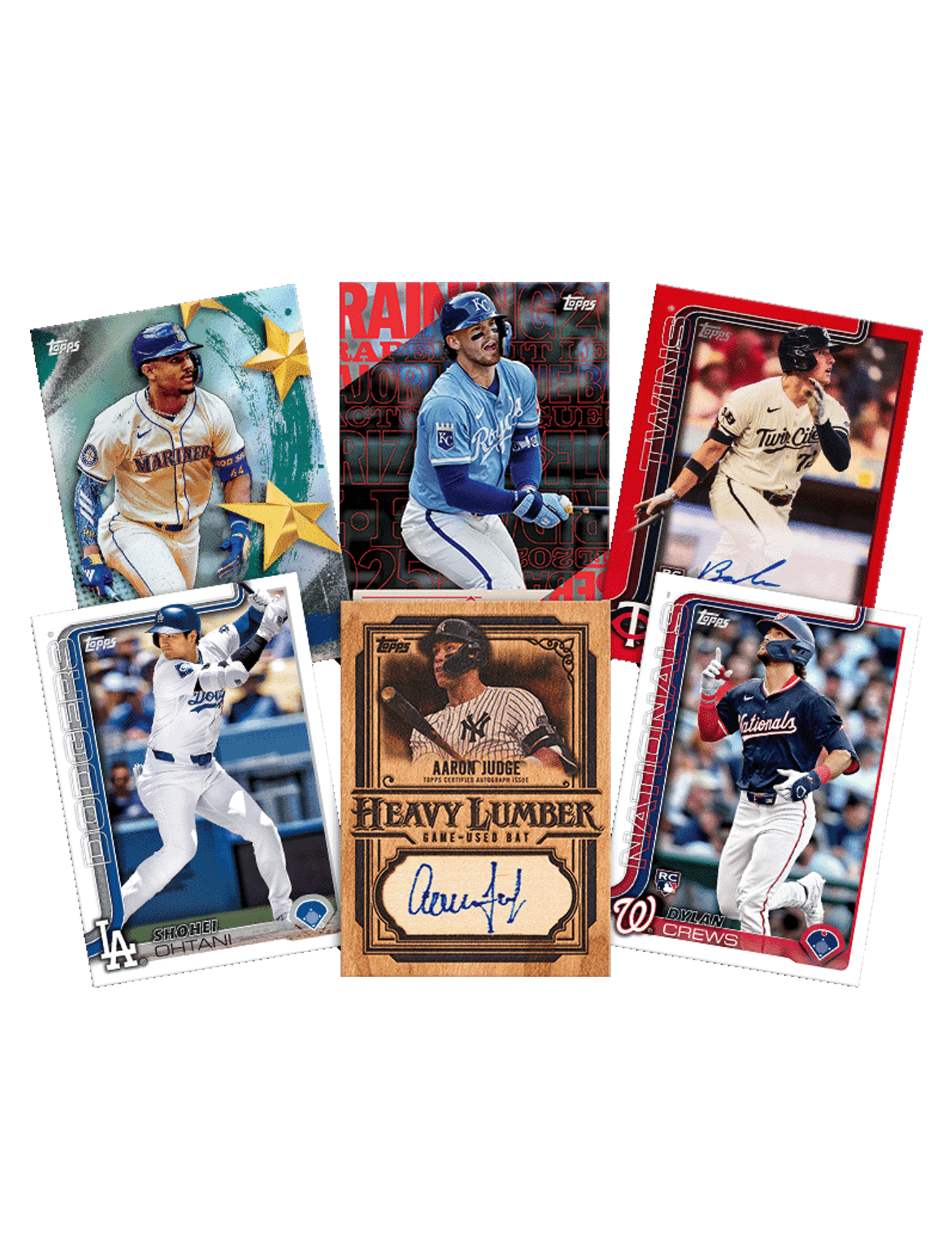 Topps Cards 2025 Topps MLB Series 1 Baseball Trading Card Retail Pack