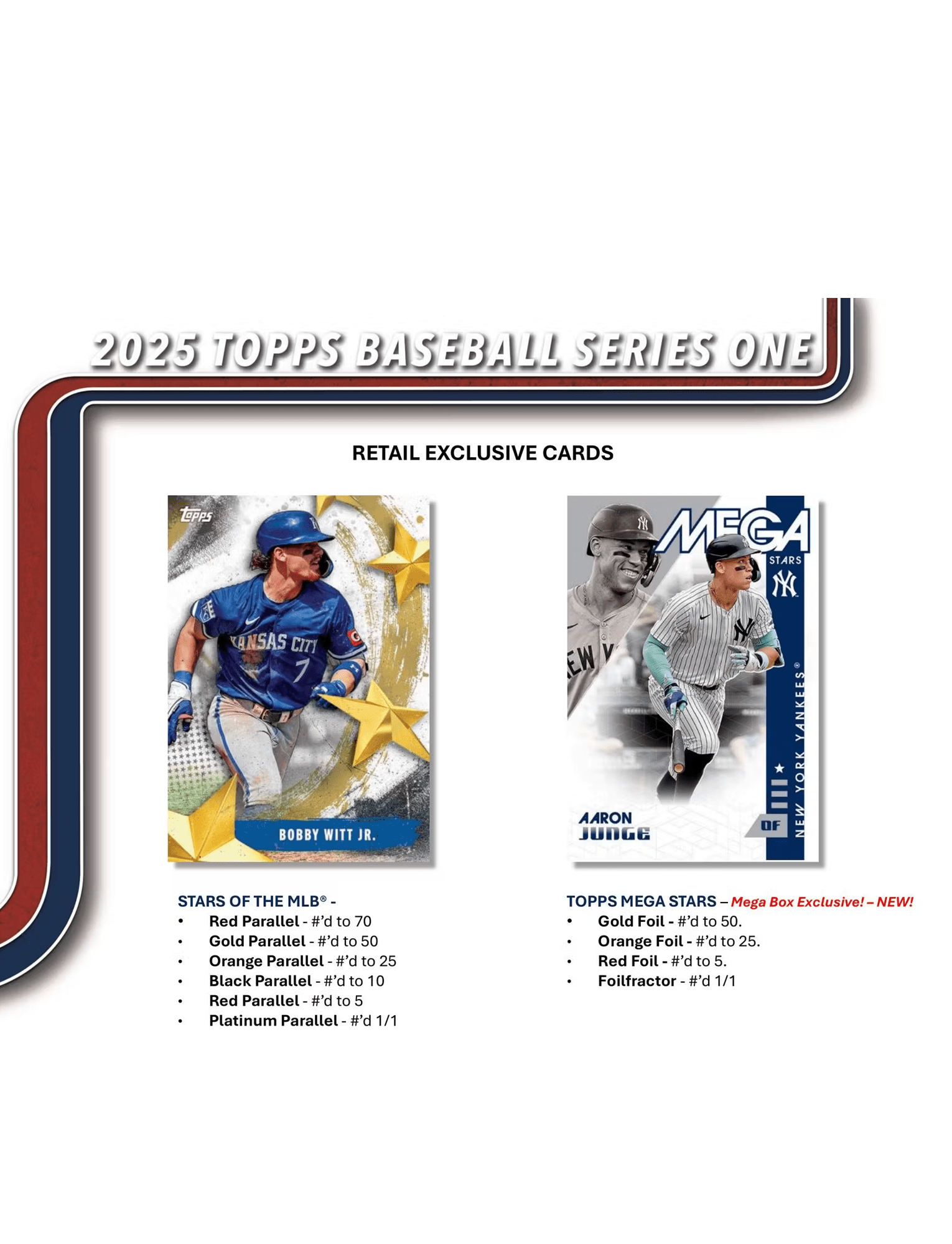 Topps Cards 2025 Topps MLB Series 1 Baseball Trading Card Super Box