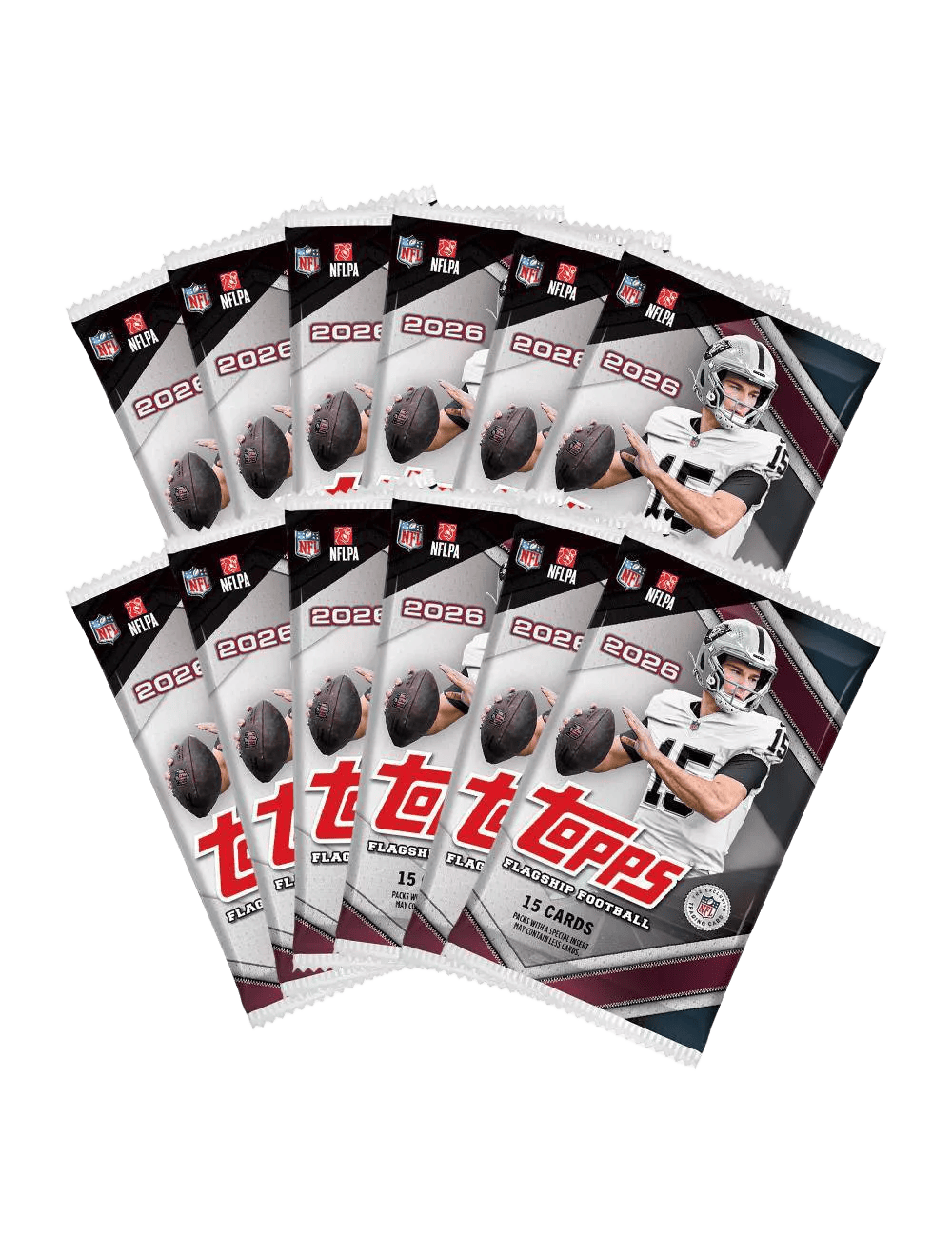 Topps Cards 2025 Topps NFL Flagship Football Football Mega Box
