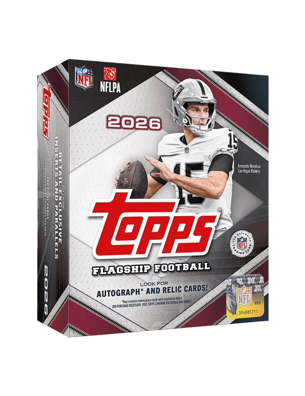 Topps Cards 2025 Topps NFL Flagship Football Football Mega Box