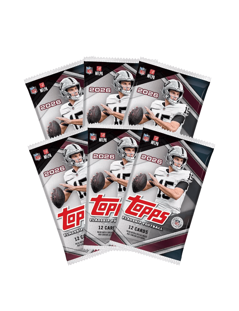 Topps Cards 2025 Topps NFL Flagship Football Trading Card Value Blaster Box