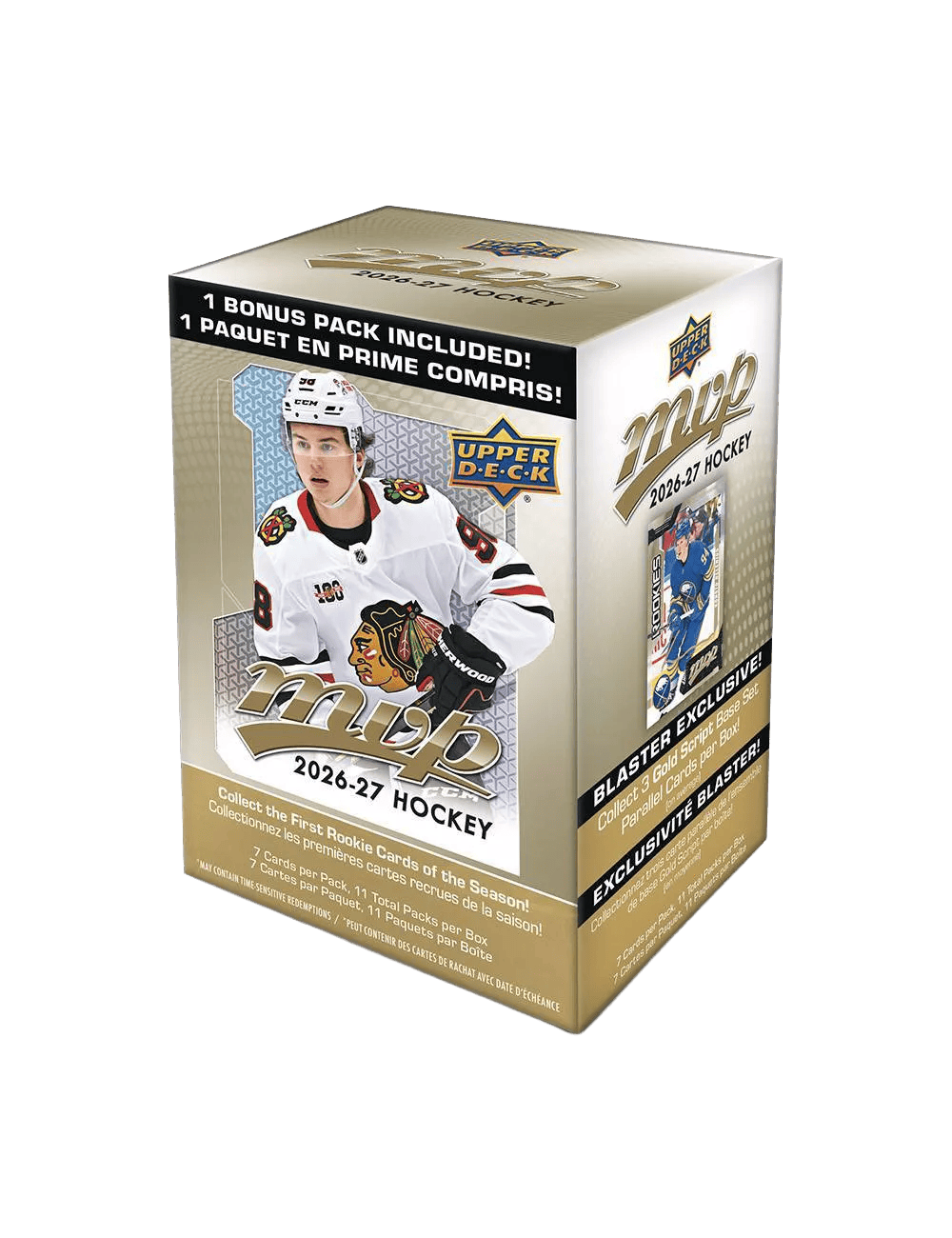 Upper Deck Cards 2026-27 Upper Deck NHL MVP Hockey Trading Card Blaster Box