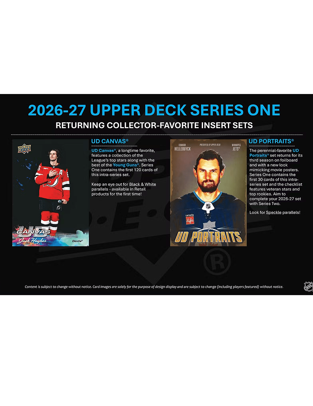Upper Deck Cards 2026-27 Upper Deck NHL Series 1 Hockey Trading Card Blaster Pack