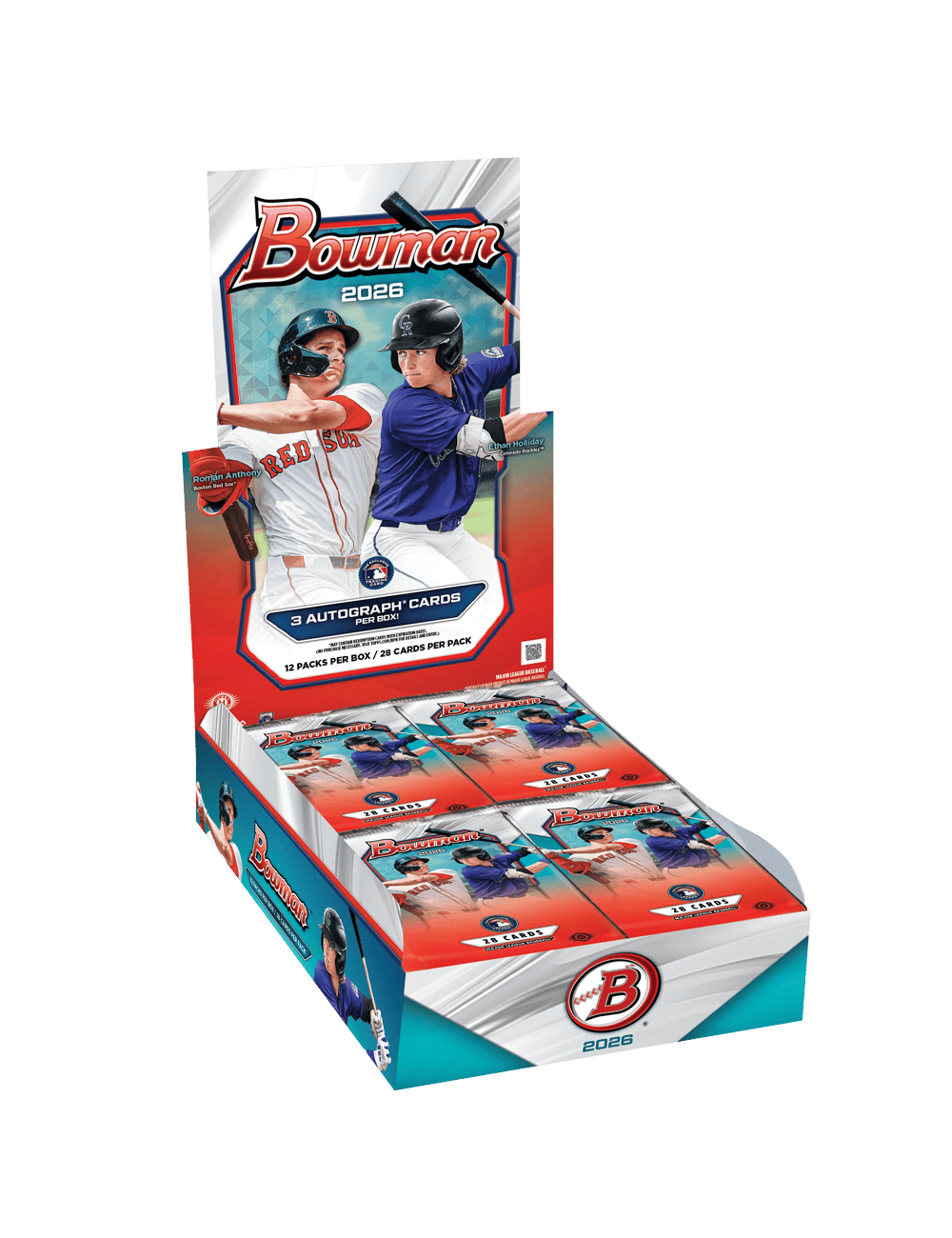 Topps Cards 2026 Topps MLB Bowman Baseball Jumbo Trading Card Box