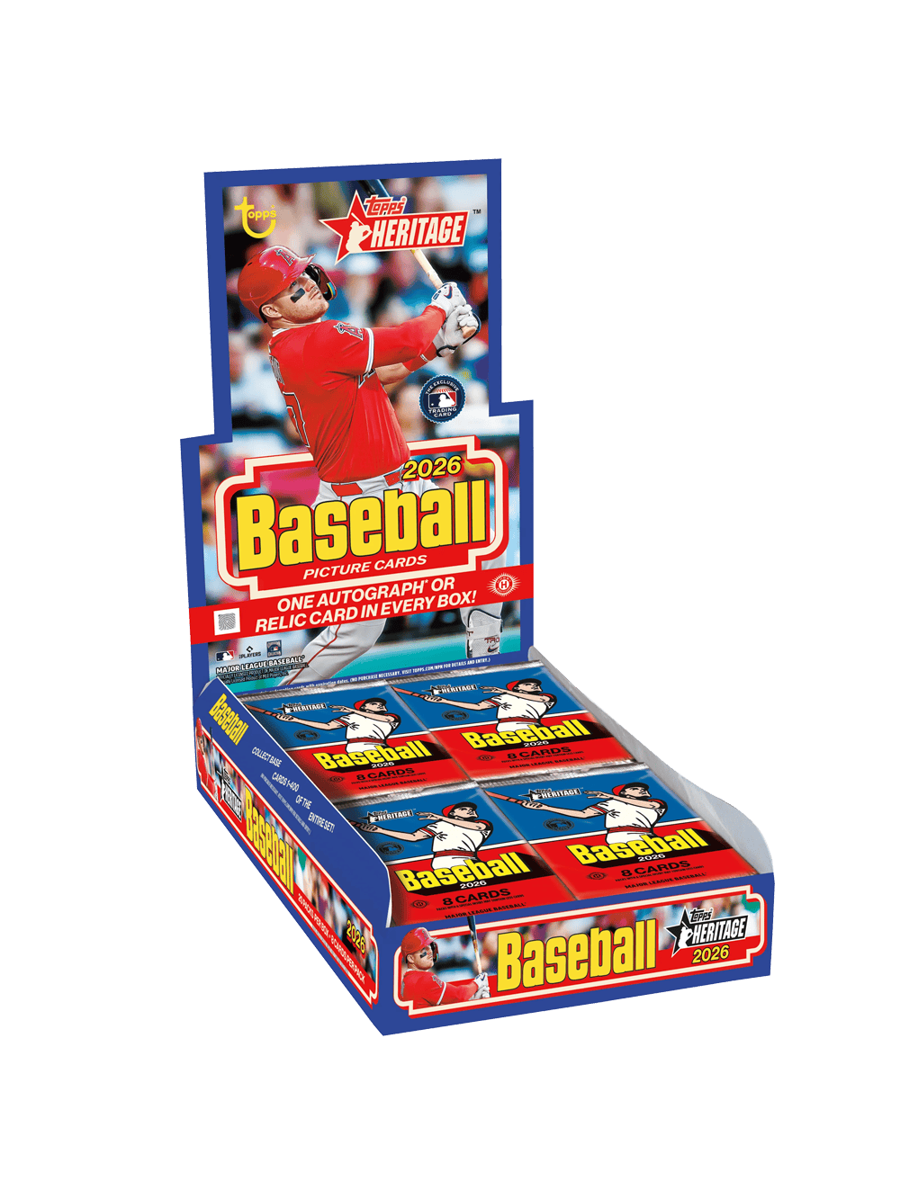 Topps Cards 2026 Topps MLB Heritage Baseball Trading Card Hobby Box