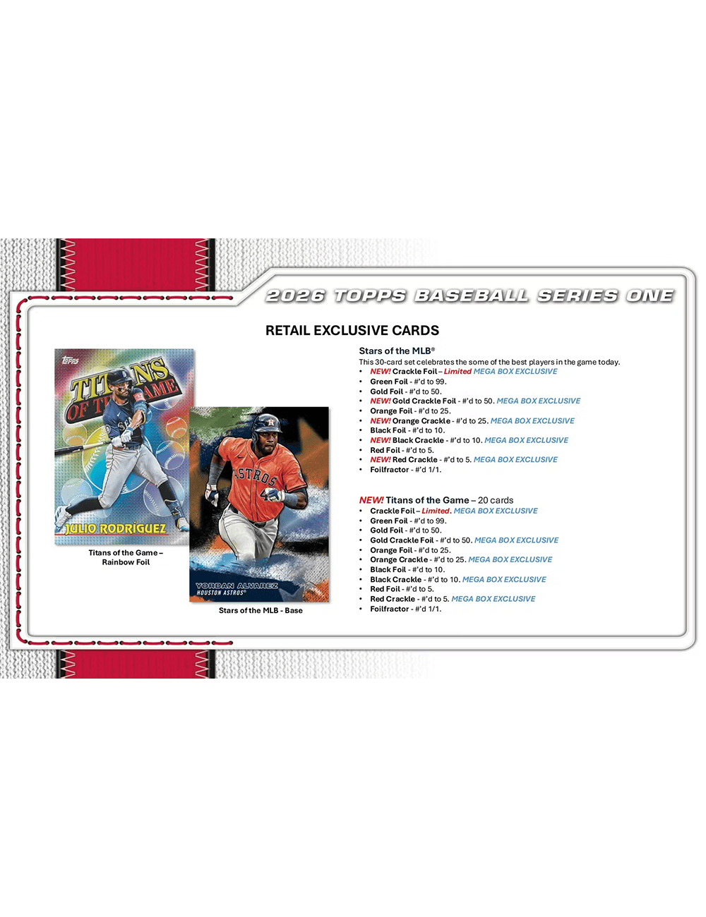 Topps Cards 2026 Topps MLB Series 1 Baseball Trading Card Value Fat Pack
