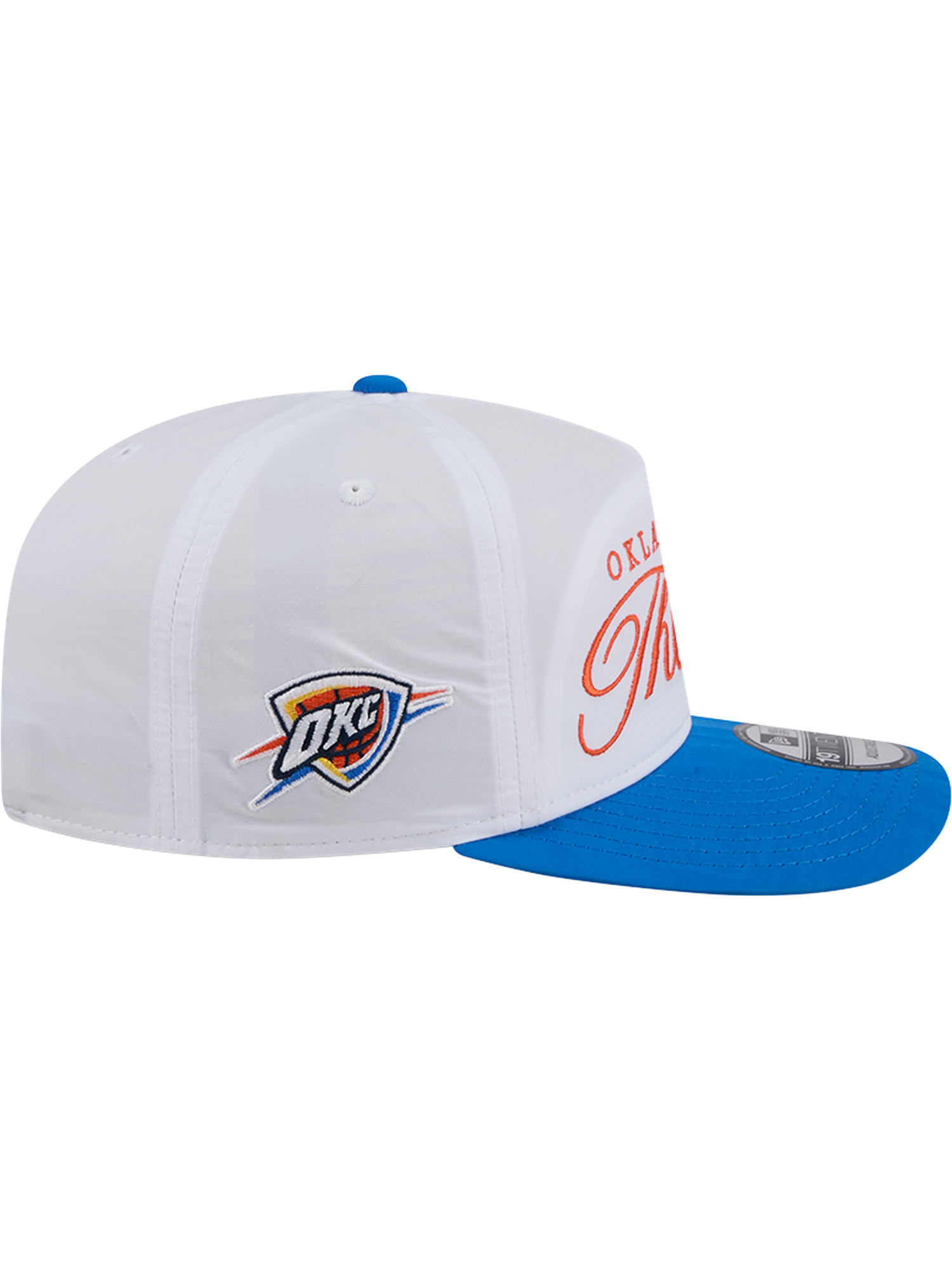 New Era Caps Oklahoma City Thunder New Era NBA 25 Draft 19TWENTY A-Frame Pre-Curved Hat - White
