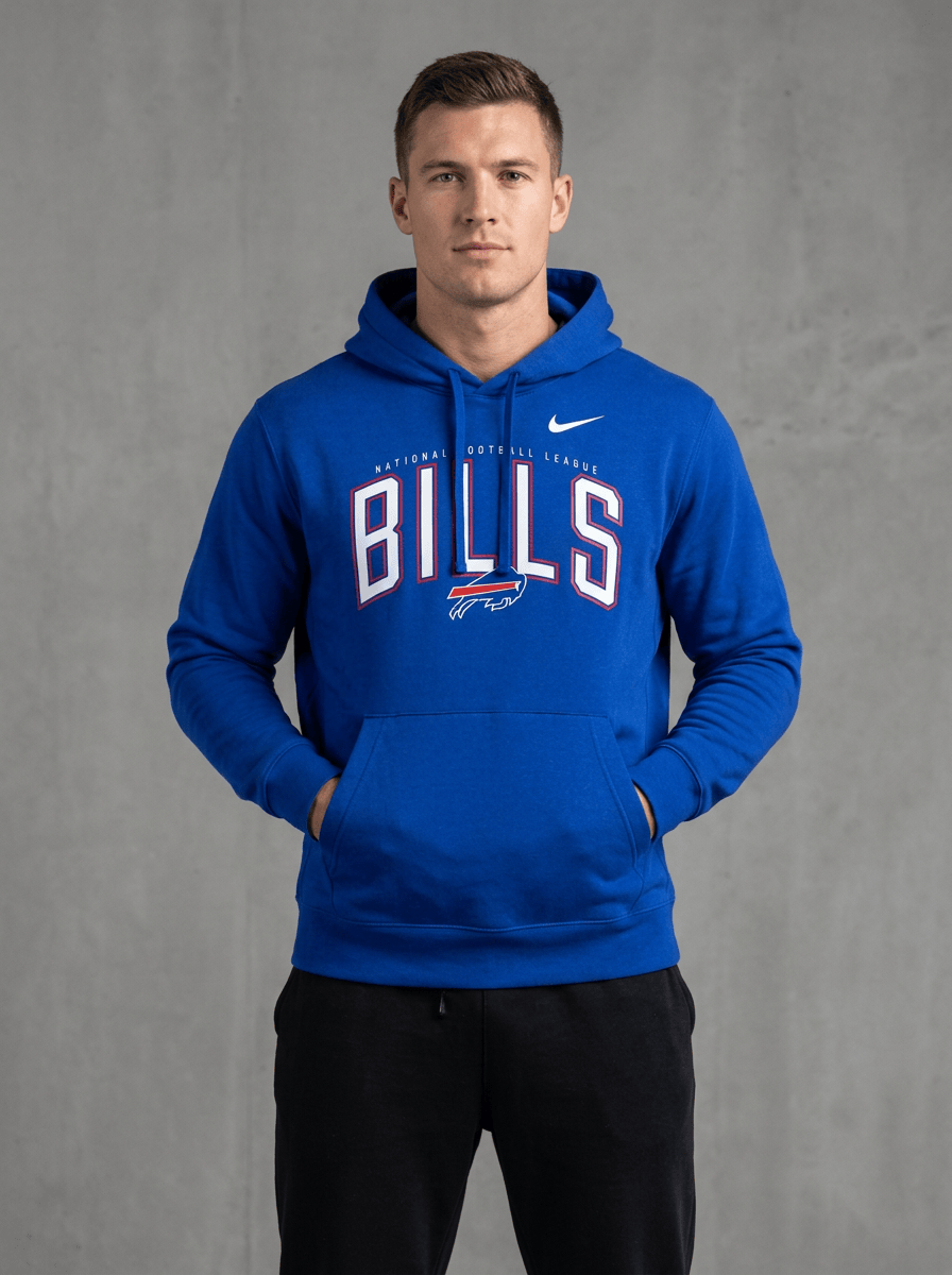 Buffalo Bills Nike NFL Expect Victory Hoodie Jumper - Blue