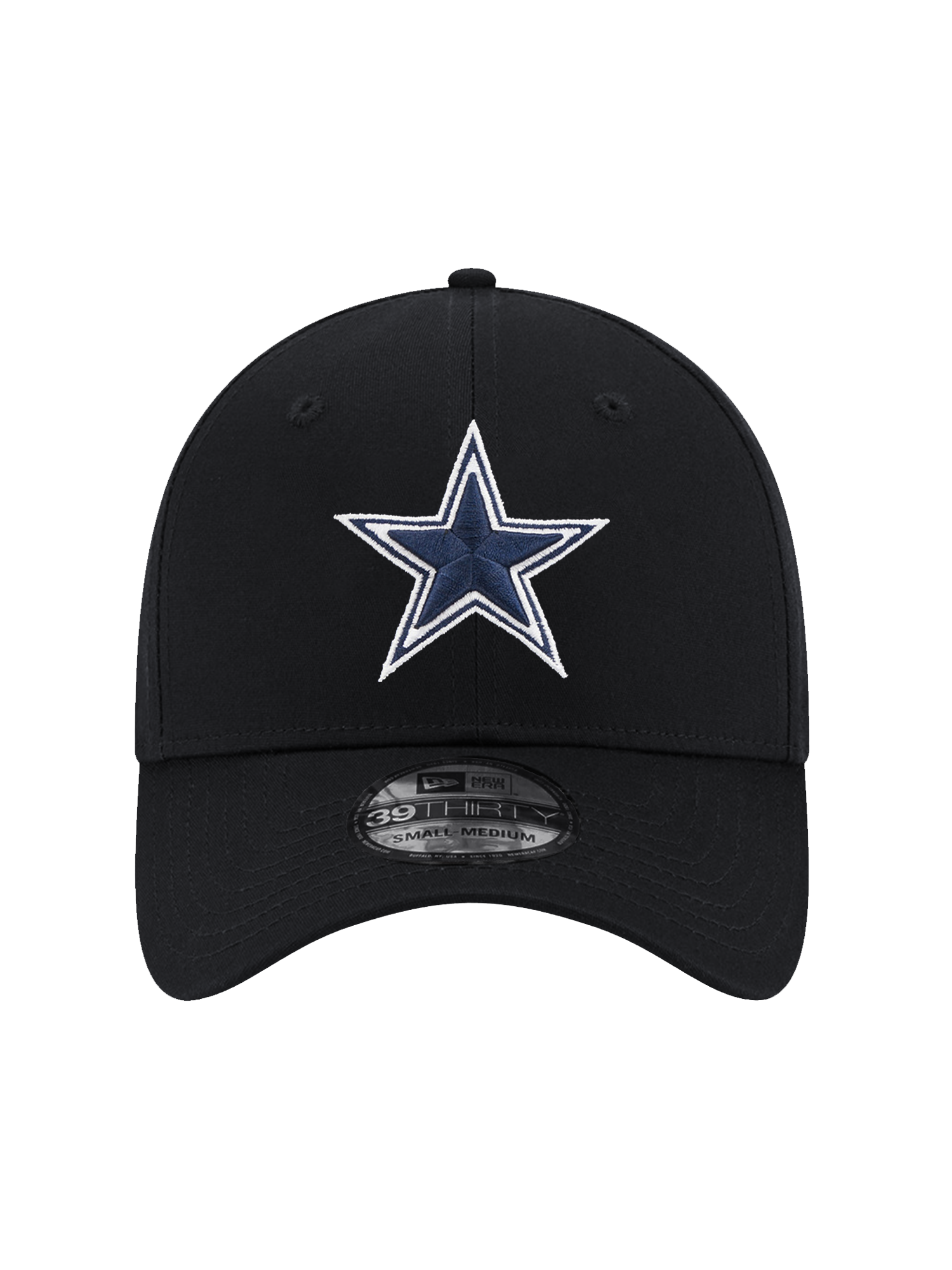 New Era Caps Dallas Cowboys New Era NFL Team 39THIRTY Stretch-Fit Hat - Black