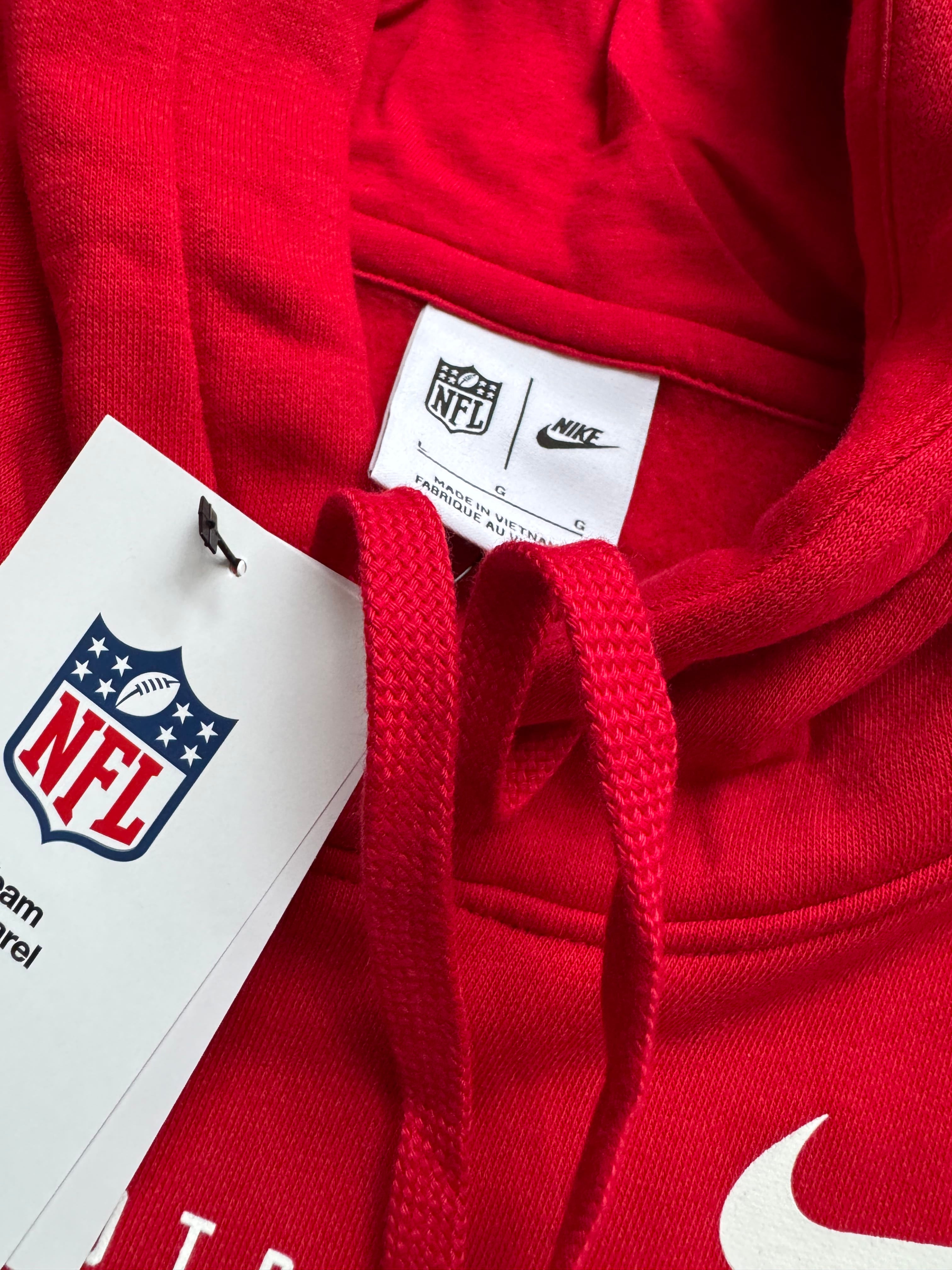 San Francisco 49ers Nike NFL Expect Victory Hoodie Jumper - Red