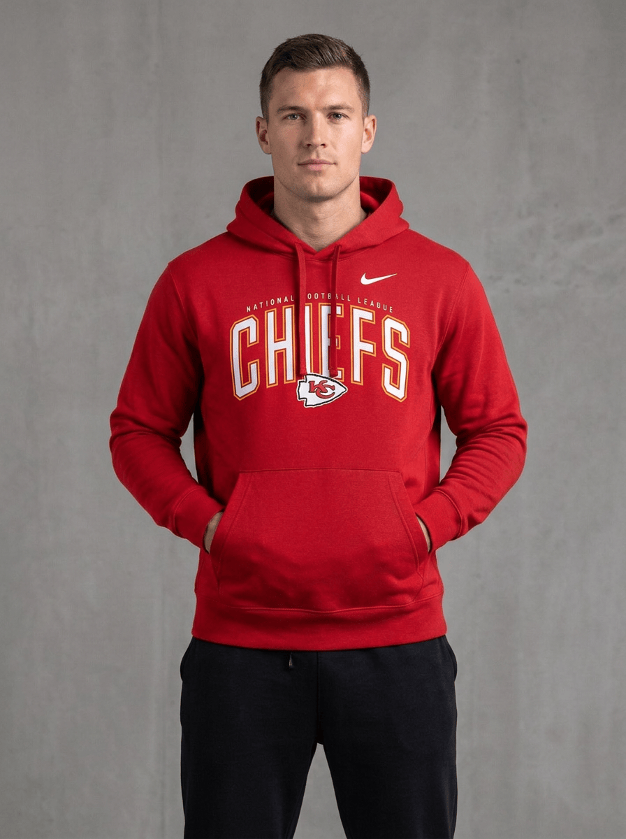 Kansas City Chiefs Nike NFL Expect Victory Hoodie Jumper - Red