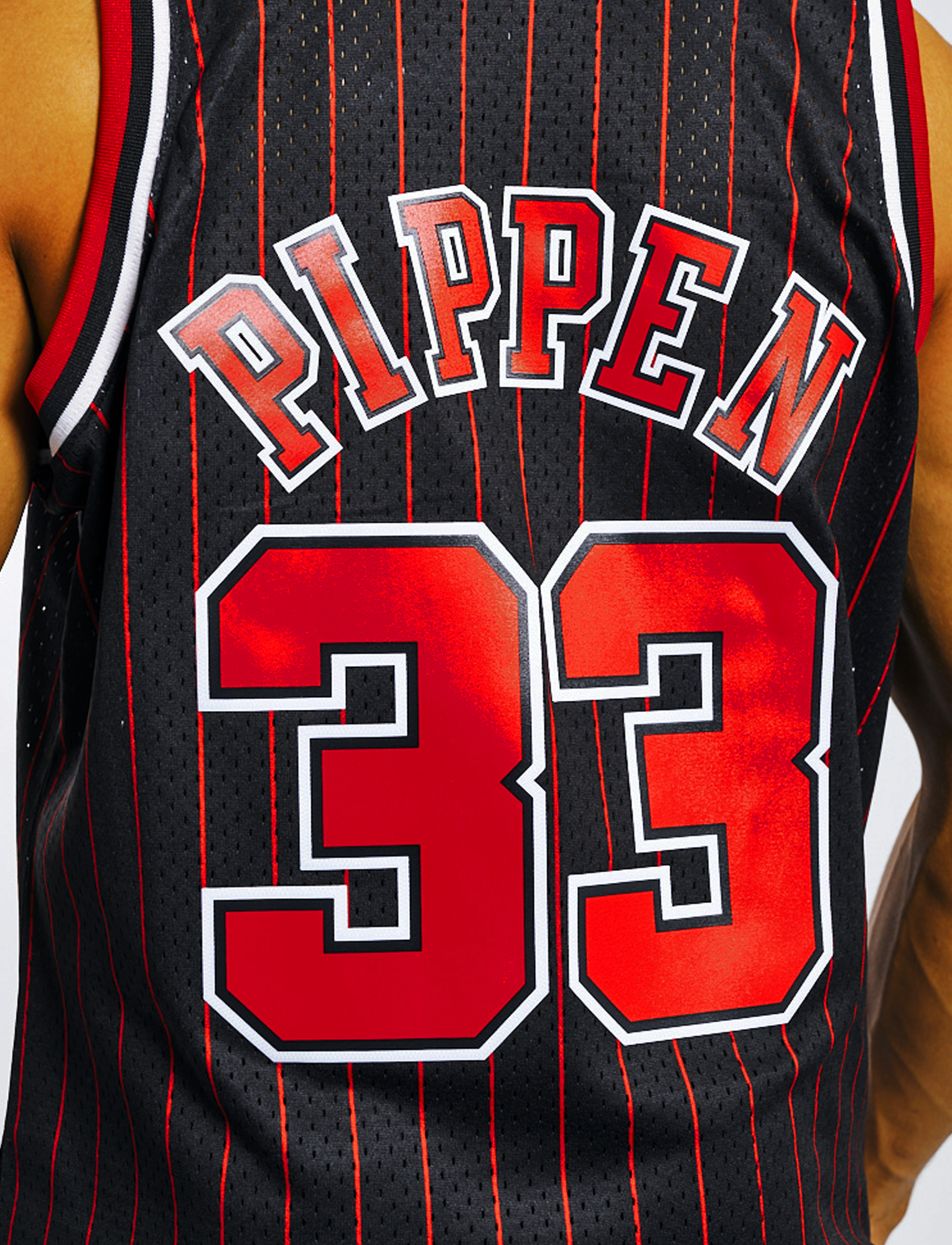Mitchell And Ness Jerseys Scottie Pippen Chicago Bulls Mitchell & Ness NBA 95-96 Alt Swingman Jersey - Black