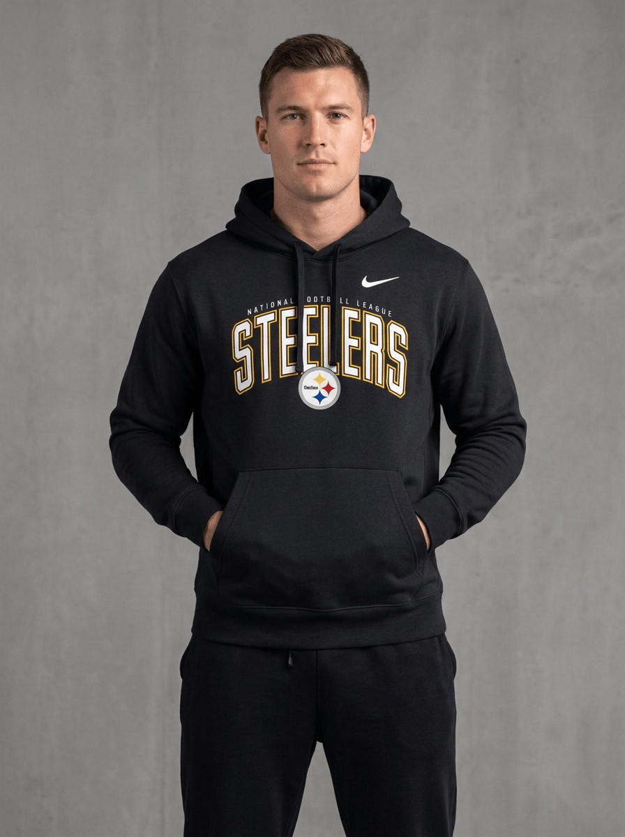 Pittsburgh Steelers Nike NFL Expect Victory Hoodie Jumper - Black