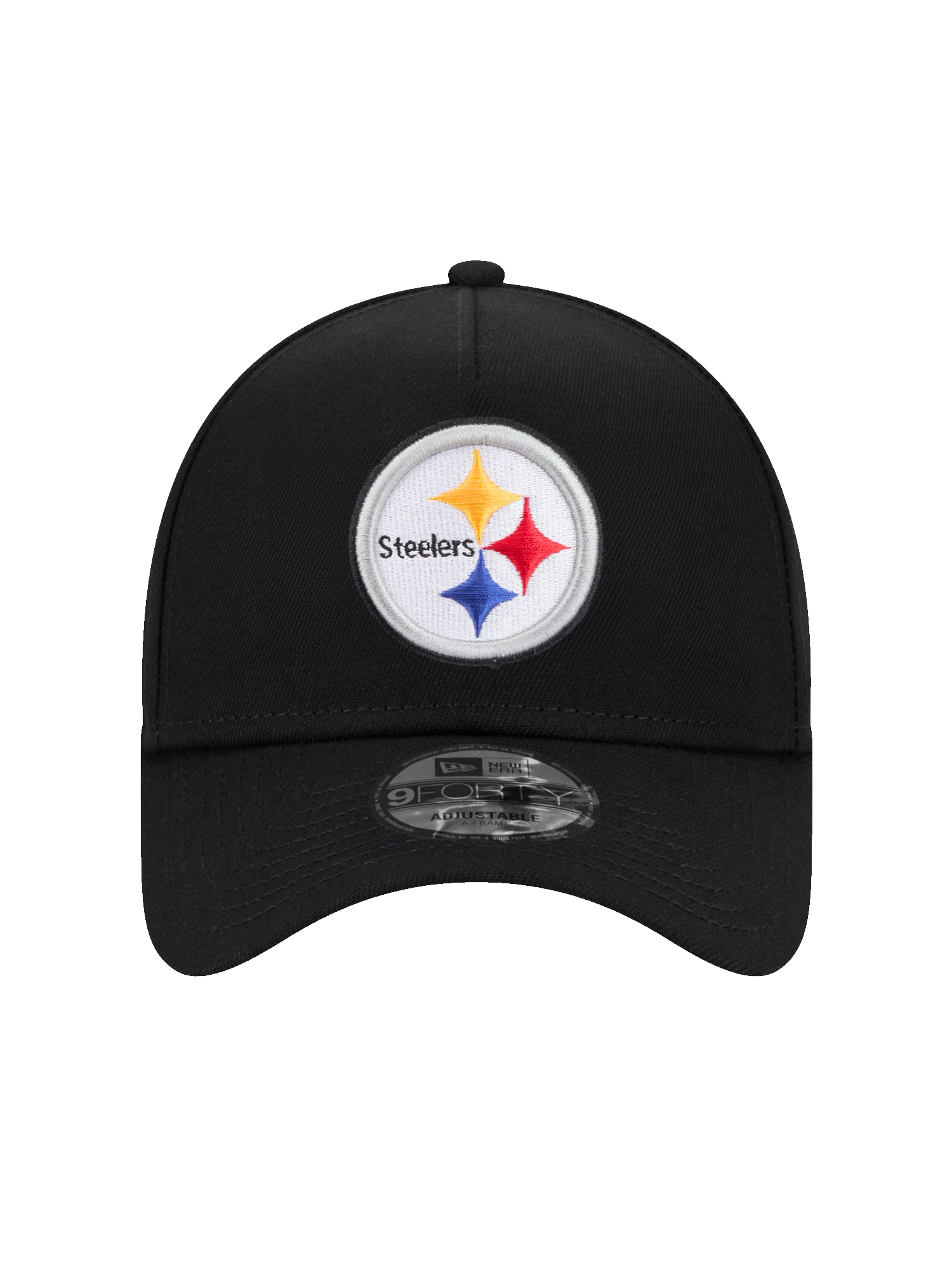 New Era Caps Pittsburgh Steelers New Era NFL Team 9FORTY A-Frame Snapback Hat - Black