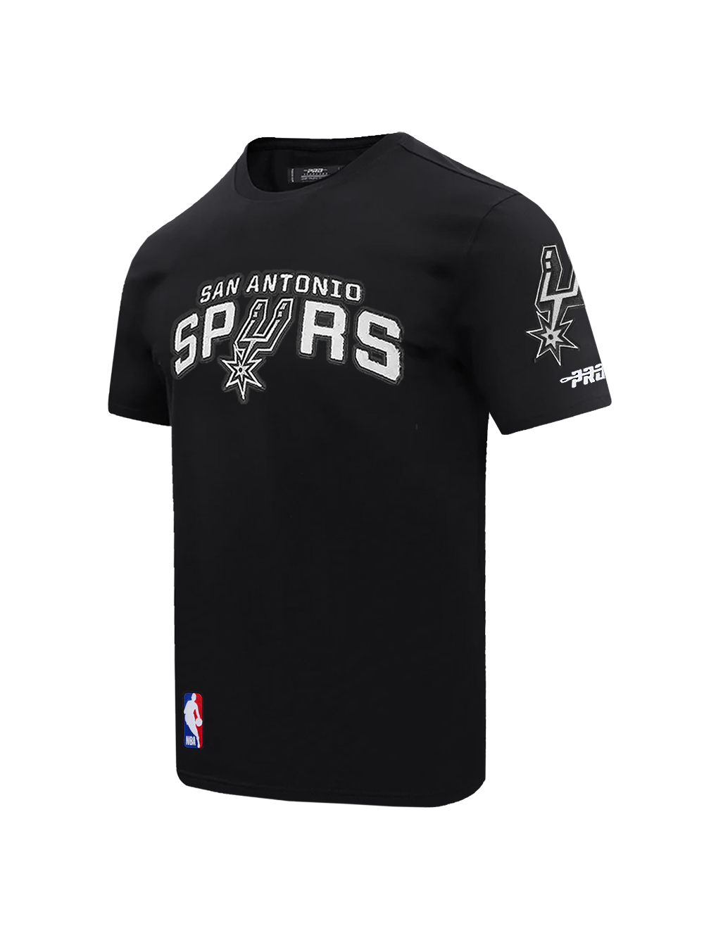San Antonio Spurs Pro Standard NBA Classic Chenille Flex T-Shirt - Black
