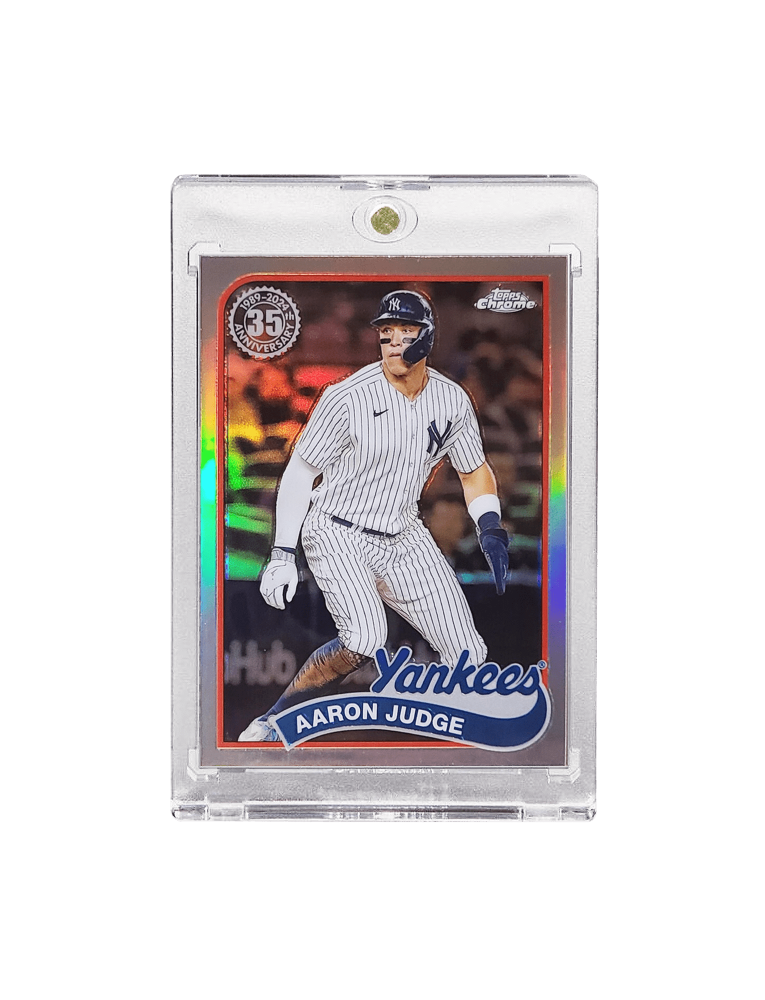 Topps Cards Aaron Judge New York Yankees Topps MLB Chrome 24 35th Ann Refractor Card