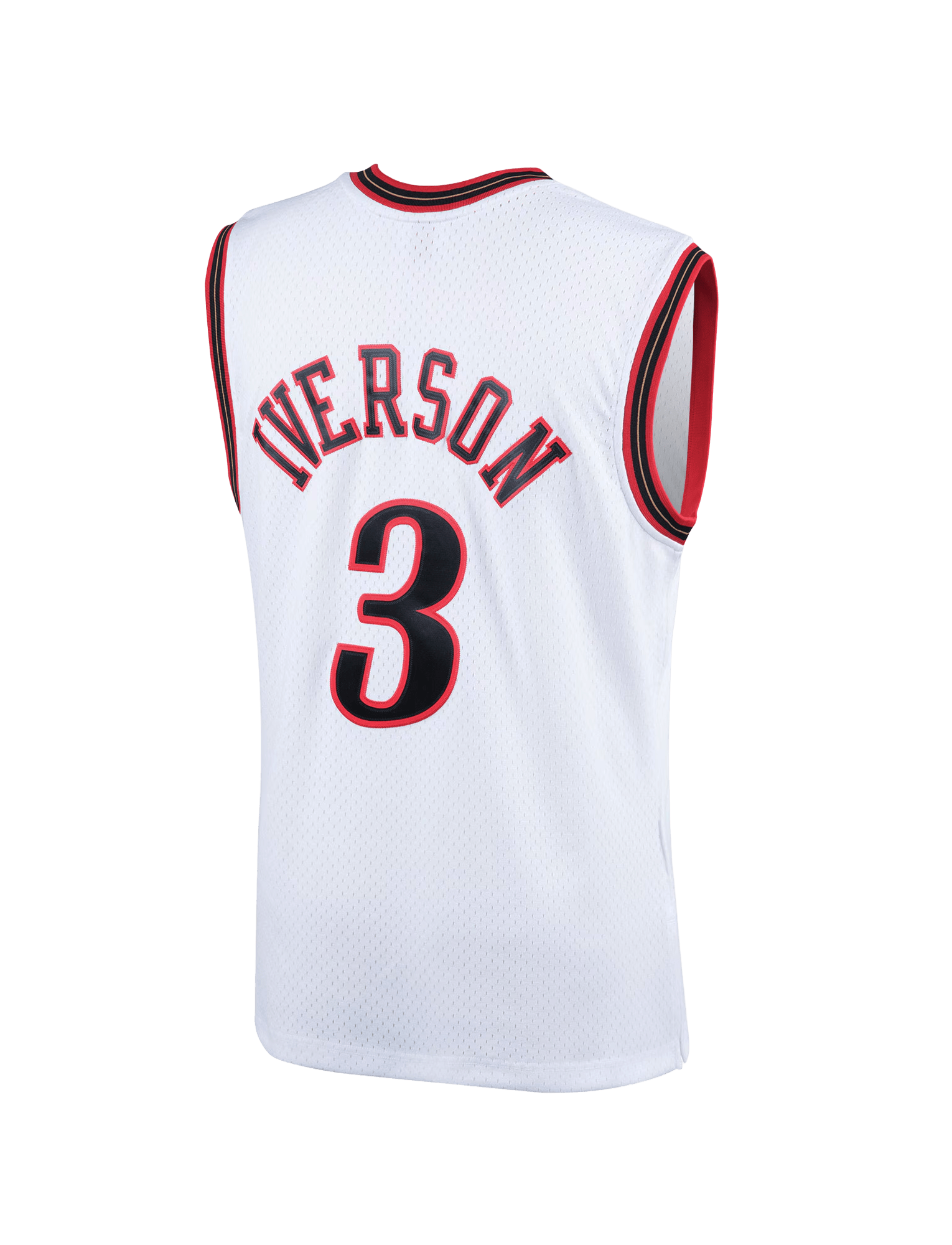 Mitchell And Ness Jerseys Allen Iverson Philadelphia 76ers Mitchell & Ness NBA 00-01 HWC Swingman Jersey - White