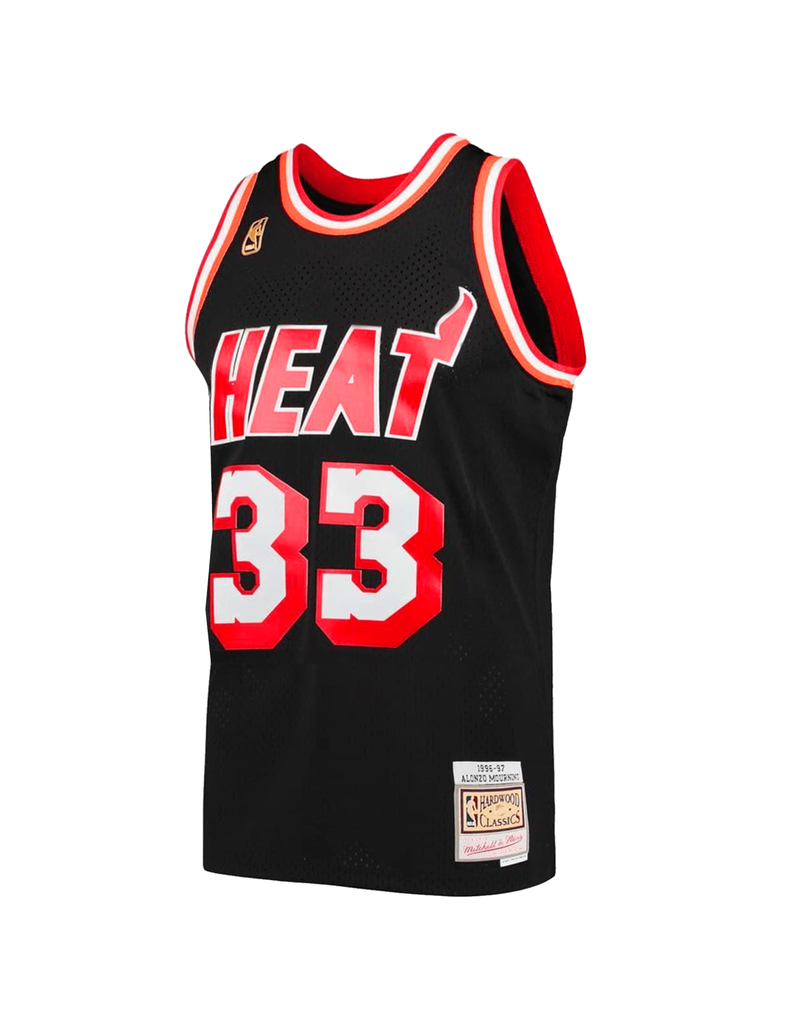 Mitchell And Ness Jerseys Alonzo Mourning Miami Heat Mitchell & Ness NBA 96-97 Swingman Jersey - Black