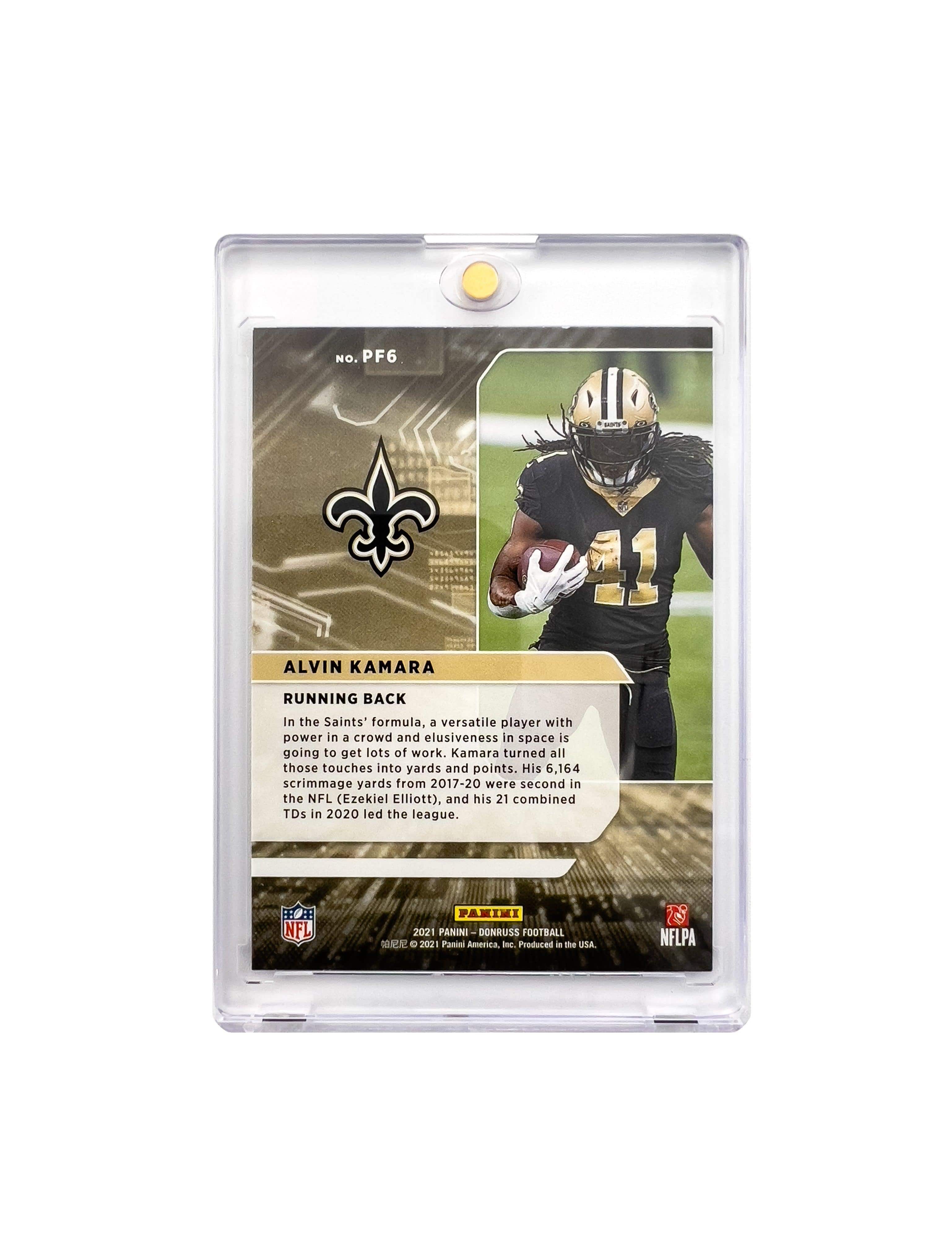 Panini Cards Alvin Kamara New Orleans Saints Panini NFL 22 Power Formulas Card