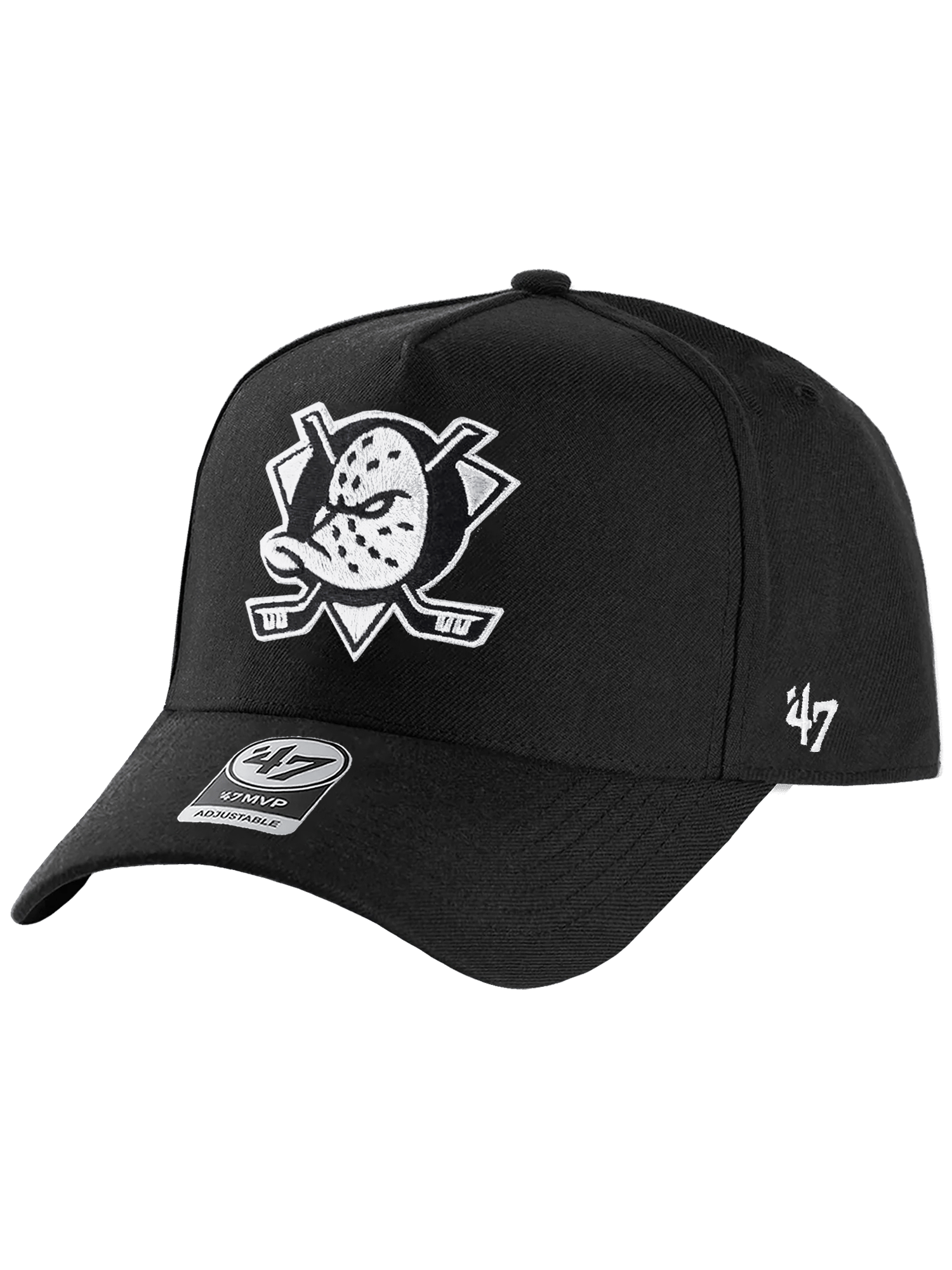 47 Brand Caps Anaheim Ducks '47 NHL Tonal MVP DT Snapback Hat - Black