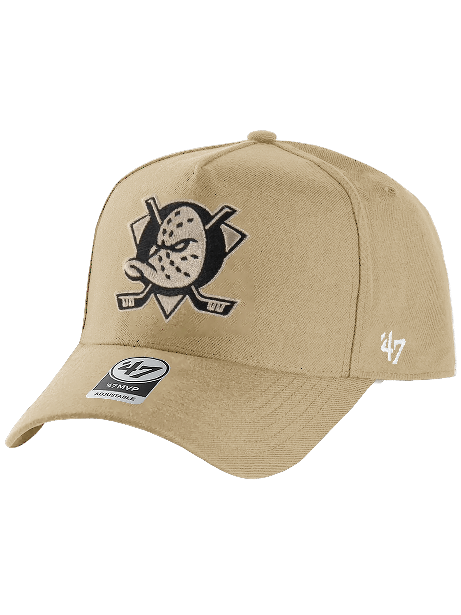 47 Brand Caps Anaheim Ducks '47 NHL Tonal MVP DT Snapback Hat - Khaki