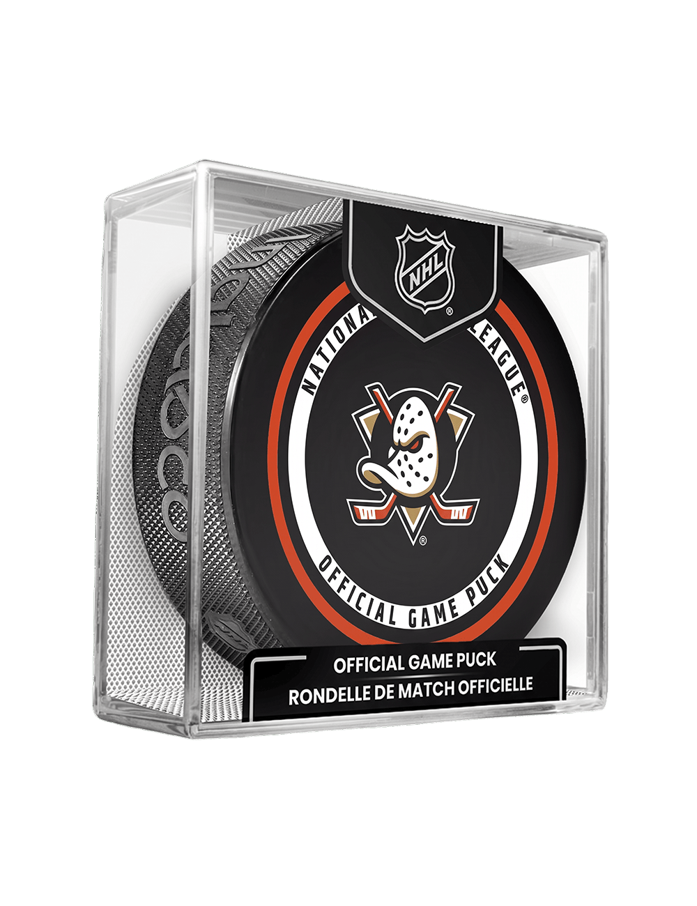 Inglasco Pucks Anaheim Ducks Inglasco NHL 26-27 Official Game Puck In Cube