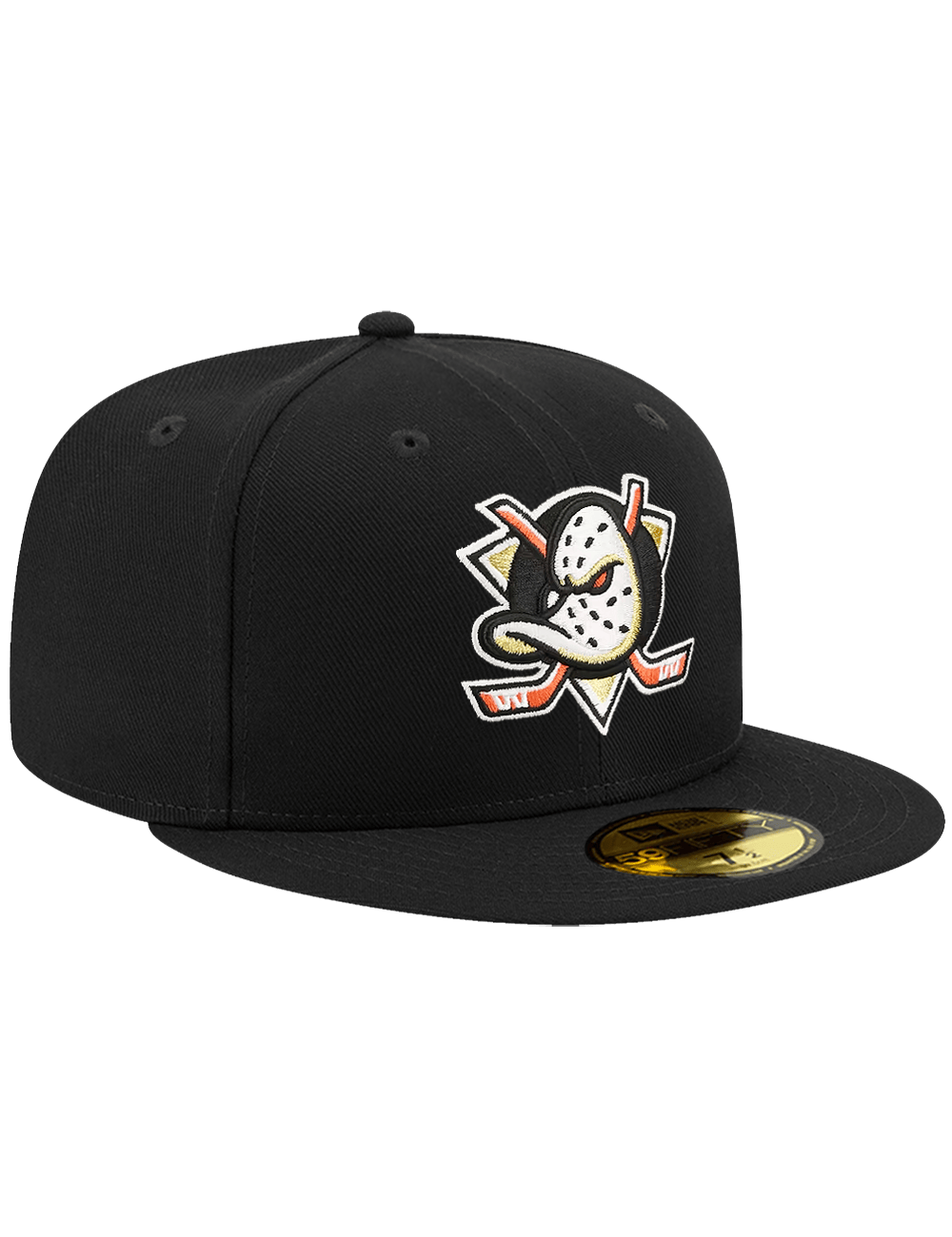 New Era Caps Anaheim Ducks New Era NHL Team 59FIFTY Fitted Hat - Black