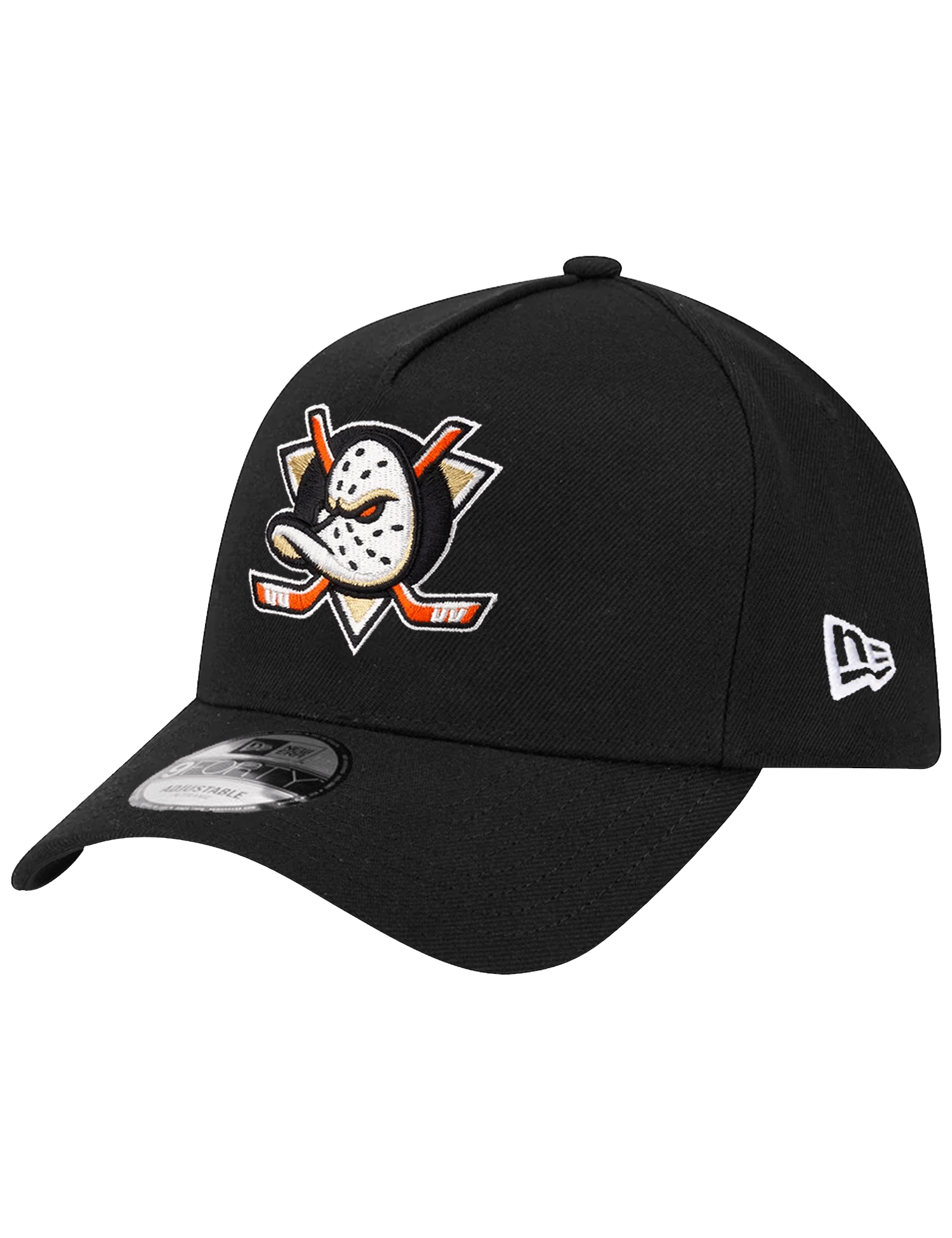 New Era Caps Anaheim Ducks New Era NHL Team 9FORTY A-Frame Snapback Hat - Black