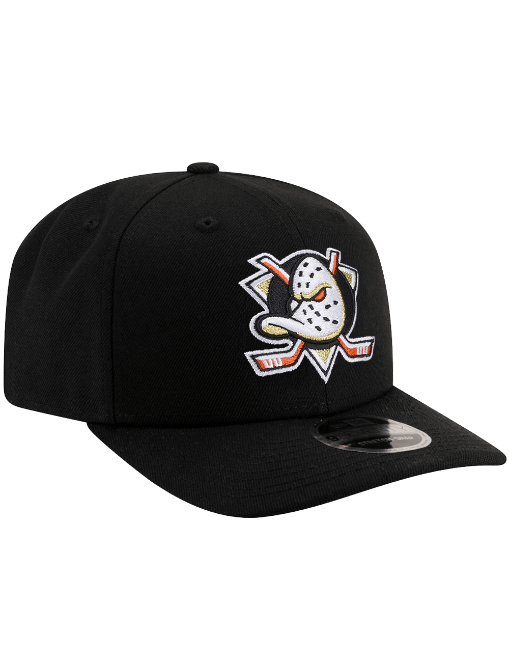 New Era Caps OSFA Anaheim Ducks New Era NHL Team 9SEVENTY Stretch-Snapback Hat - Black
