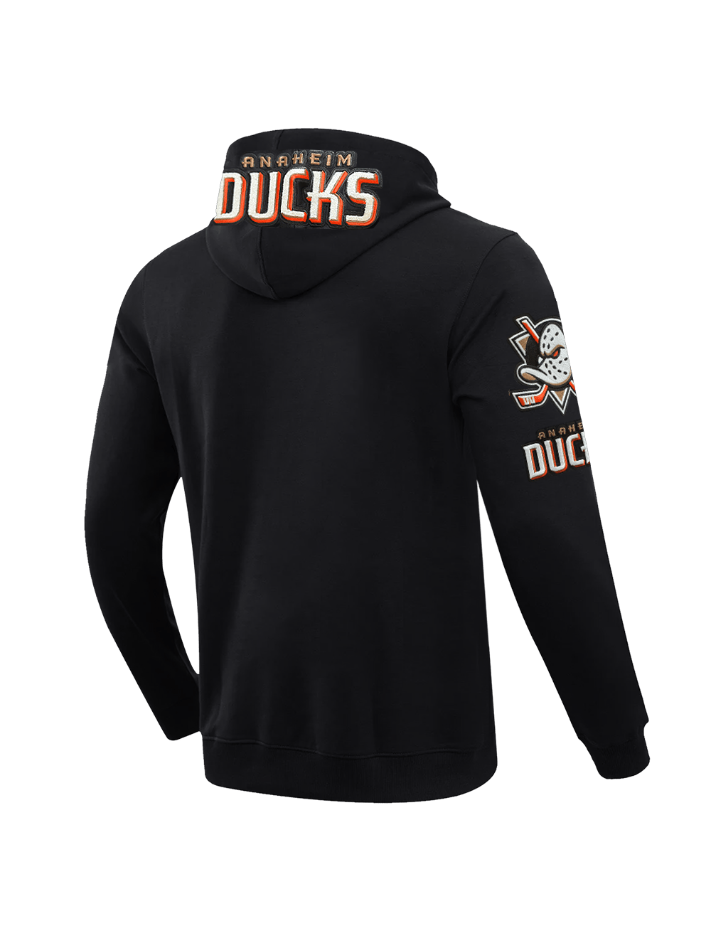Pro Standard Jumpers Anaheim Ducks Pro Standard NHL Classic Chenille Flex Hoodie Jumper - Black