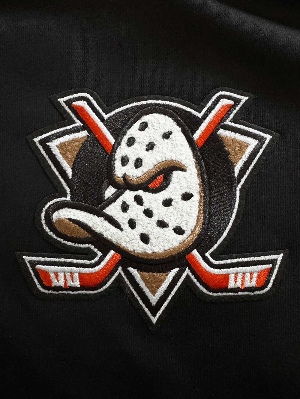 Pro Standard Jumpers Anaheim Ducks Pro Standard NHL Classic Chenille Flex Hoodie Jumper - Black