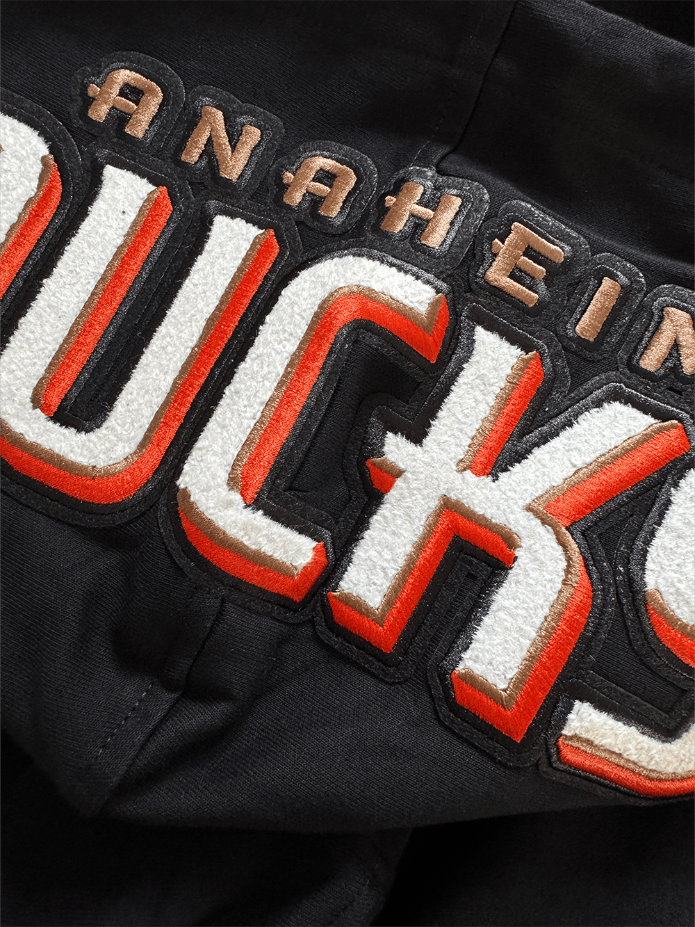 Pro Standard Jumpers Anaheim Ducks Pro Standard NHL Classic Chenille Flex Hoodie Jumper - Black