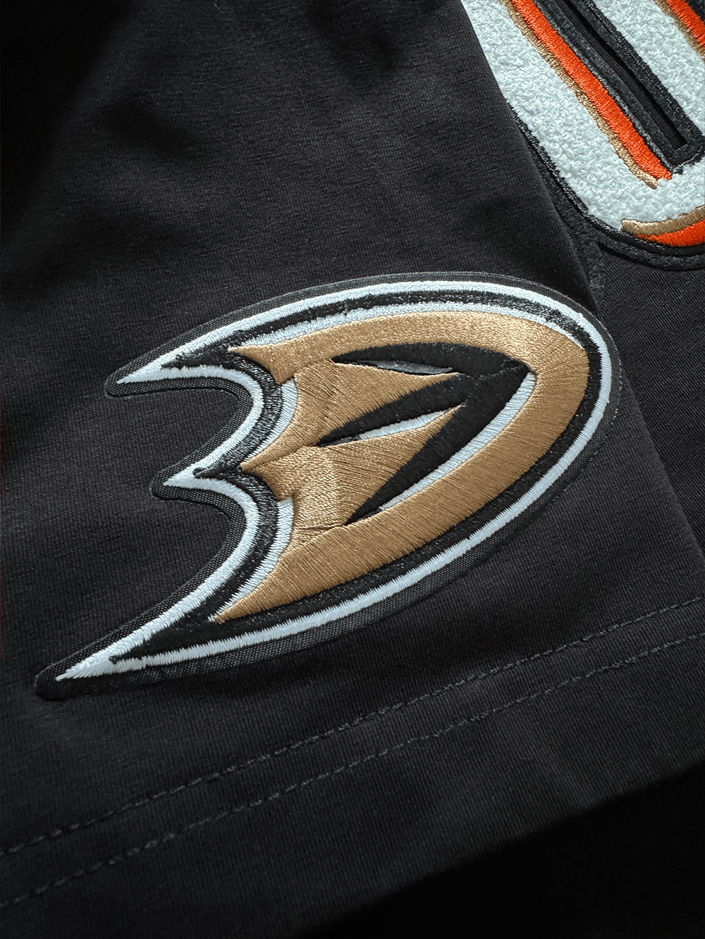 Pro Standard T-Shirts Anaheim Ducks Pro Standard NHL Classic Chenille Flex T-Shirt - Black