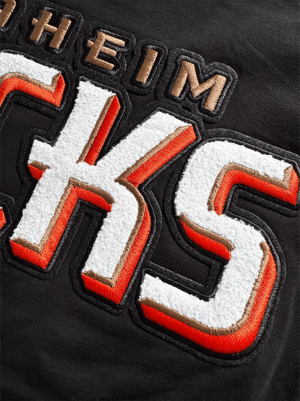 Pro Standard T-Shirts Anaheim Ducks Pro Standard NHL Classic Chenille Flex T-Shirt - Black